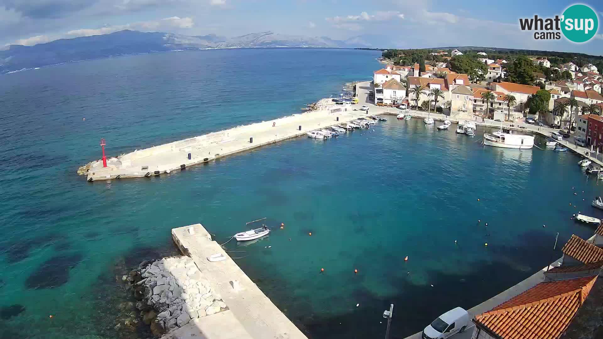 Webcam Sutivan Panorama – Vue en direct depuis l’île de Brač