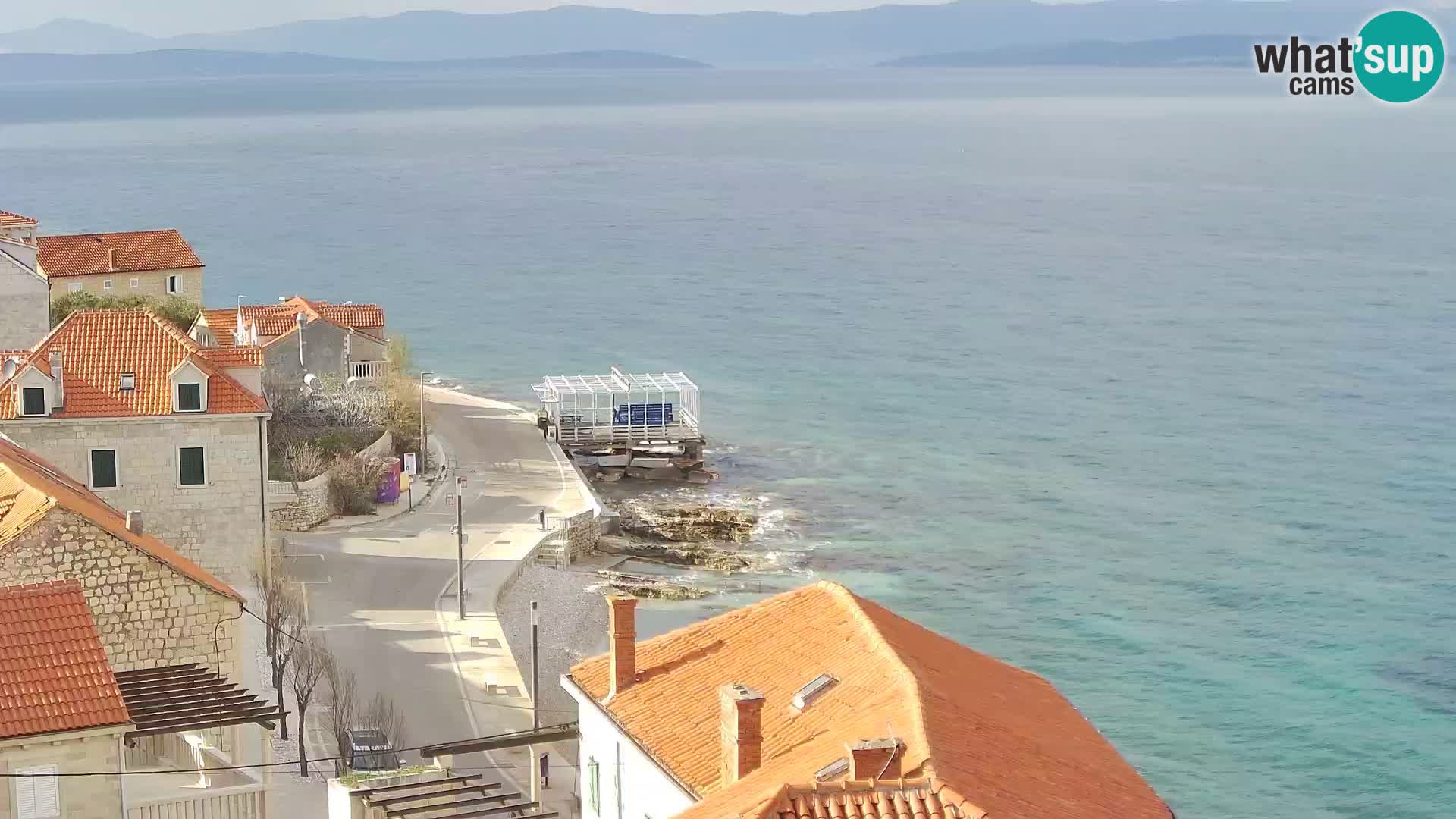 Webcam Sutivan panorama – Vista live dall’isola di Brač