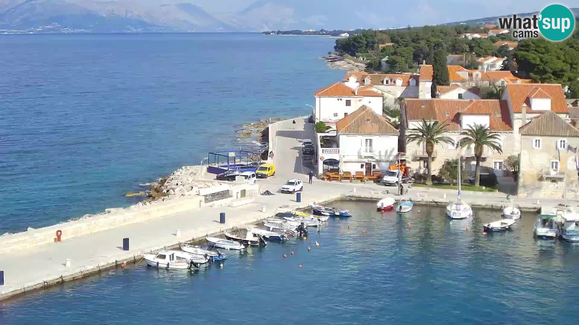 Webcam Sutivan Panorama – Vista en vivo desde la isla de Brač