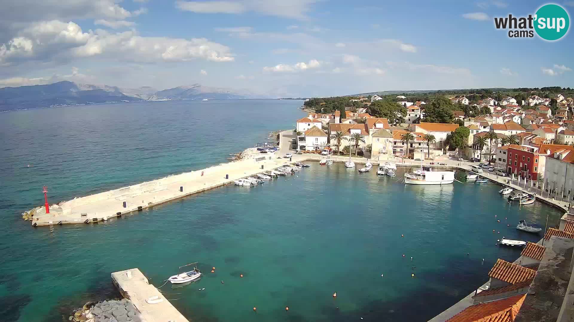 Webcam Sutivan Panorama – Vista en vivo desde la isla de Brač