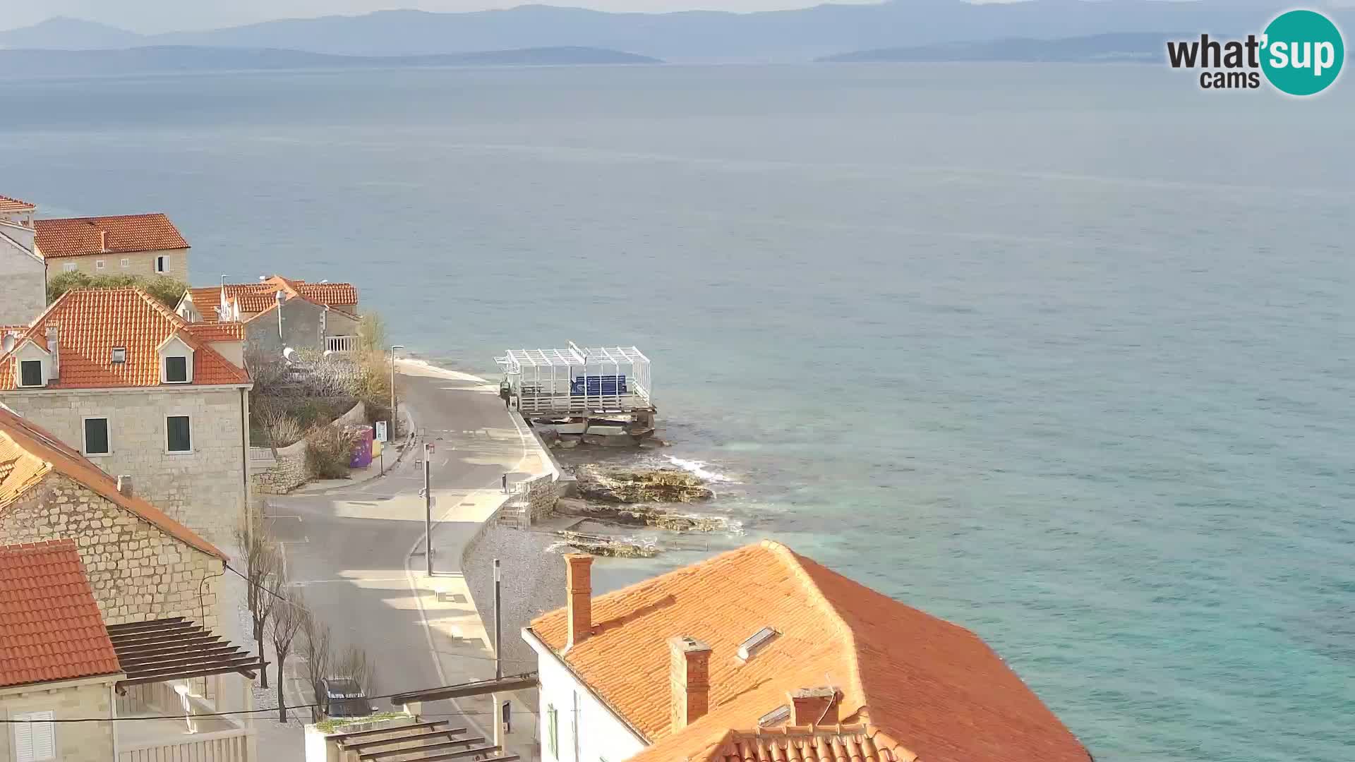 Webcam Sutivan panorama – Vista live dall’isola di Brač