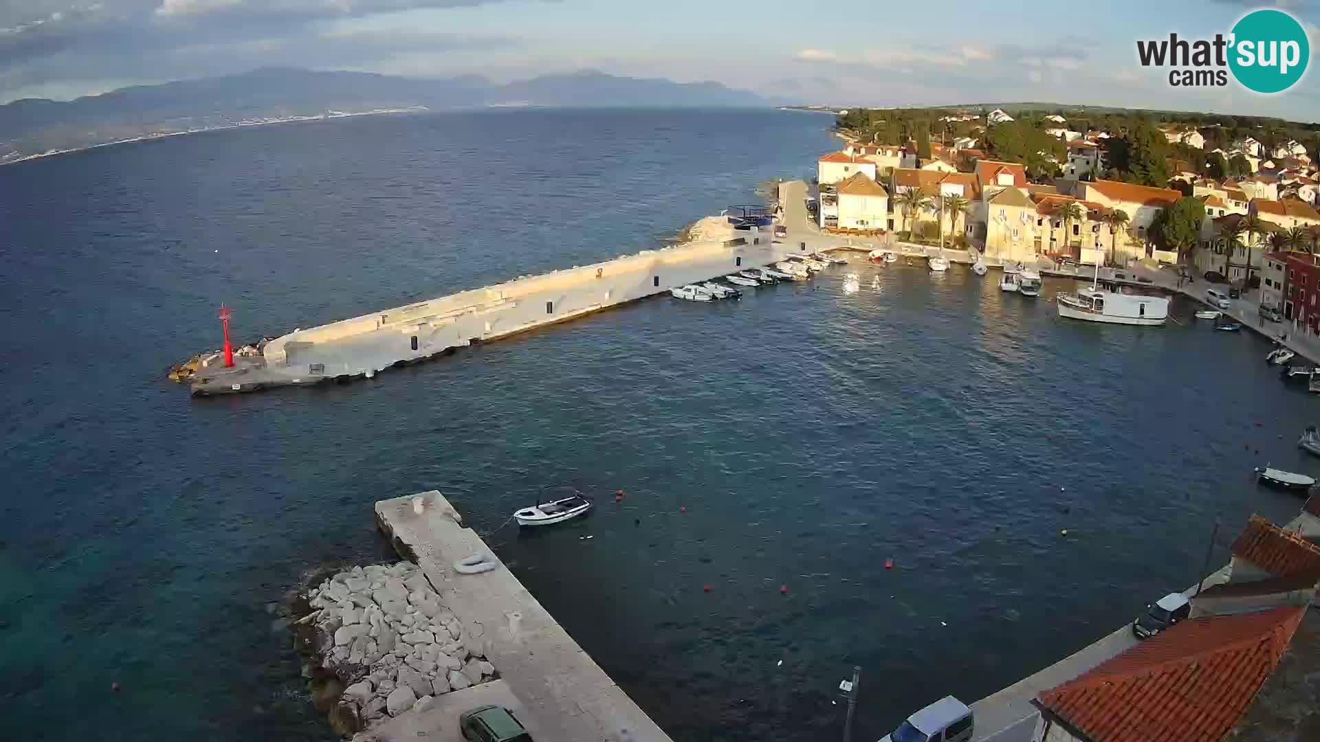 Webcam Sutivan panorama – Vista live dall’isola di Brač