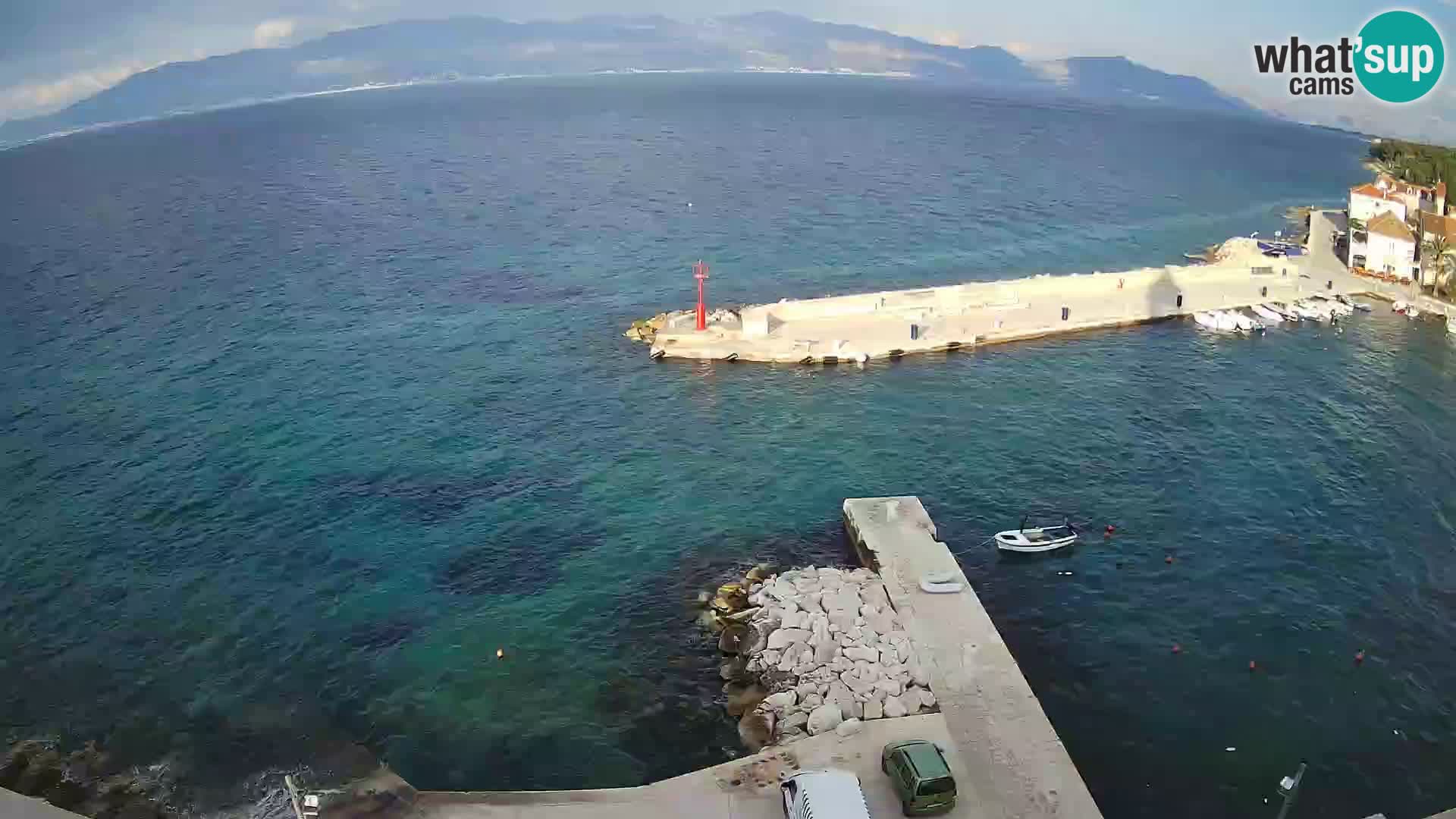 Webcam Sutivan Panorama – Vista en vivo desde la isla de Brač