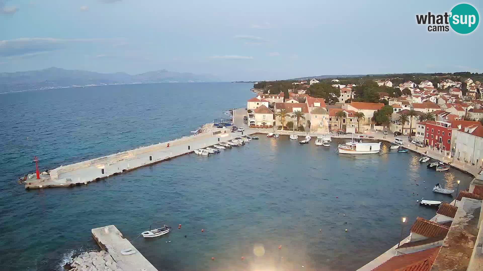 Webcam Sutivan panorama – Vista live dall’isola di Brač