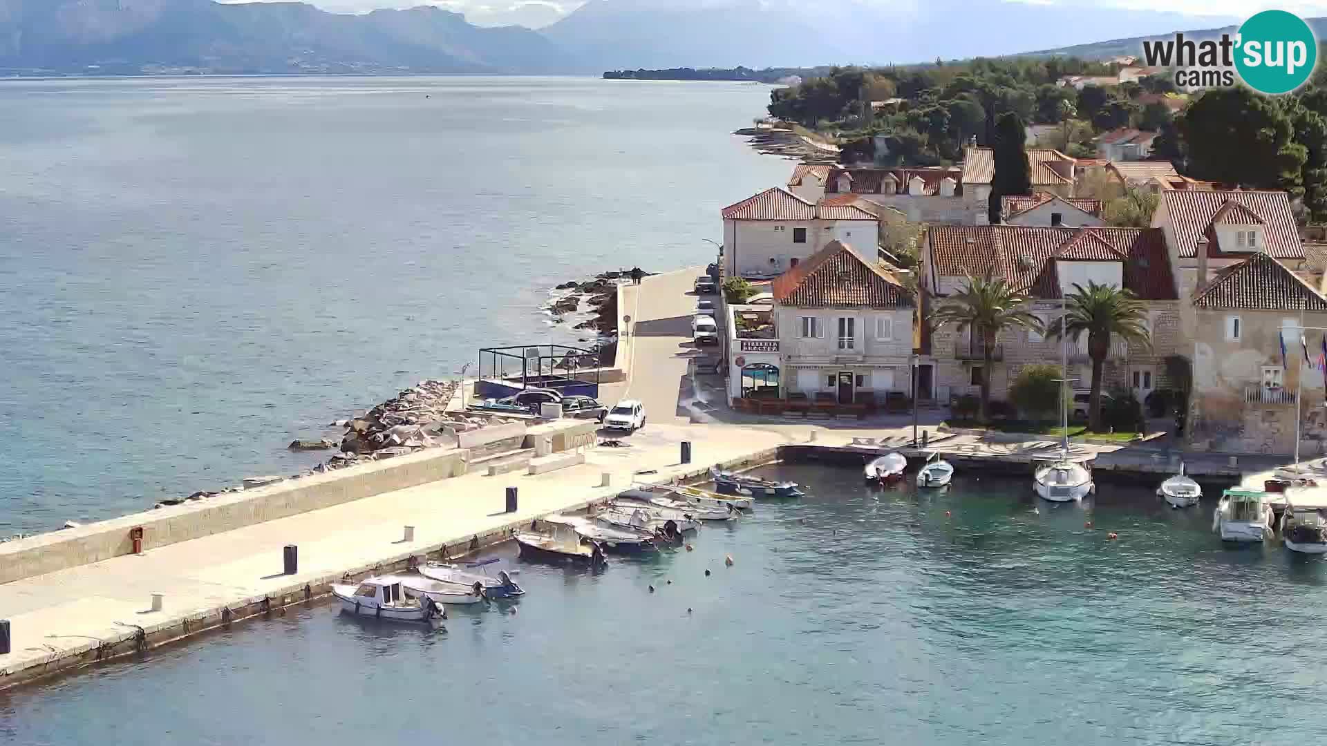Webcam Sutivan panorama – Vista live dall’isola di Brač