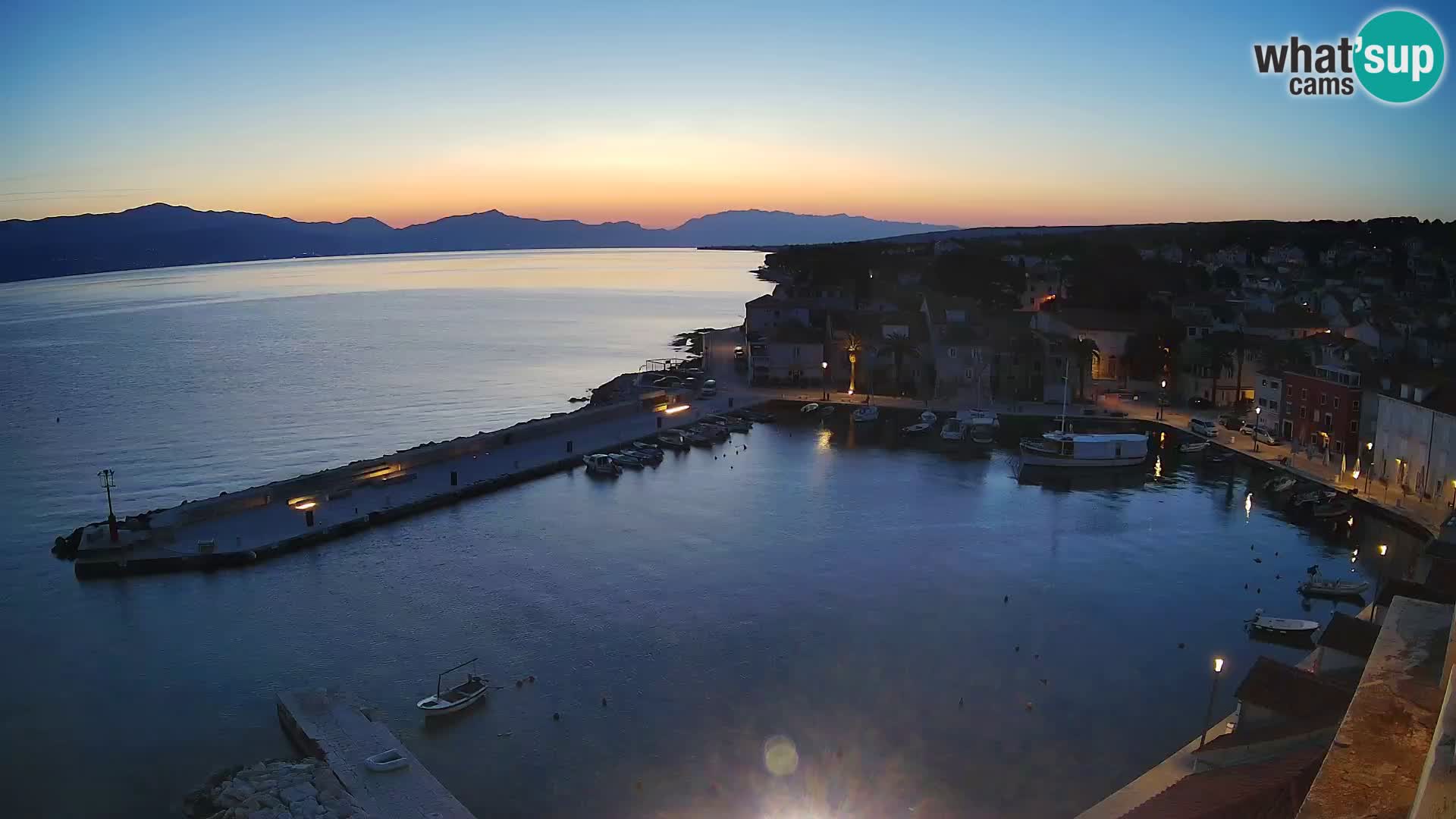 Webcam Sutivan Panorama – Vista en vivo desde la isla de Brač