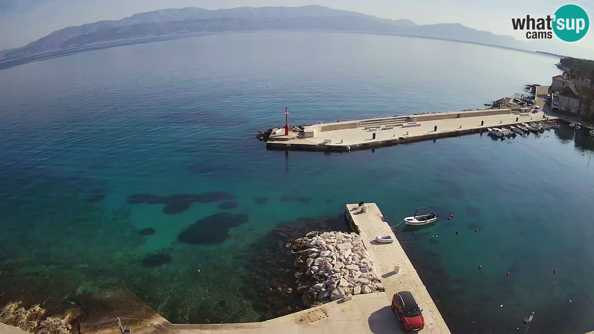 Webcam Sutivan panorama – Vista live dall’isola di Brač