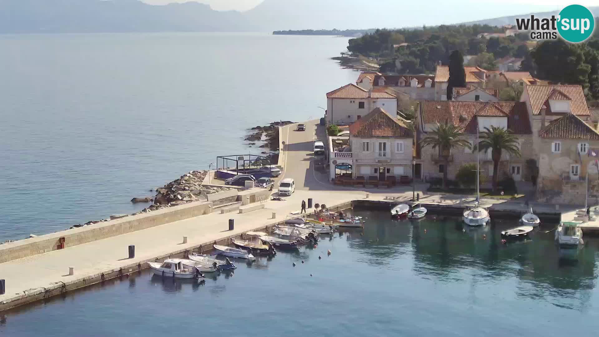 Webcam Sutivan Panorama – Vista en vivo desde la isla de Brač
