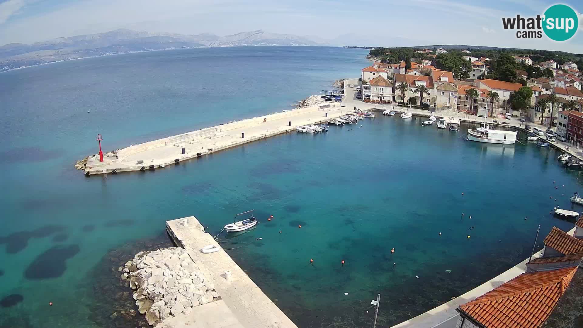 Webcam Sutivan Panorama – Liveblick von der Insel Brač