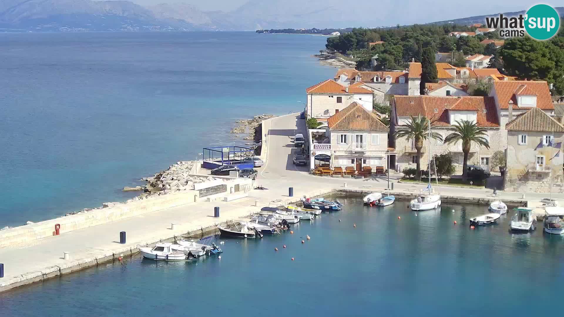 Web kamera Sutivan panorama – Pogled uživo s otoka Brača