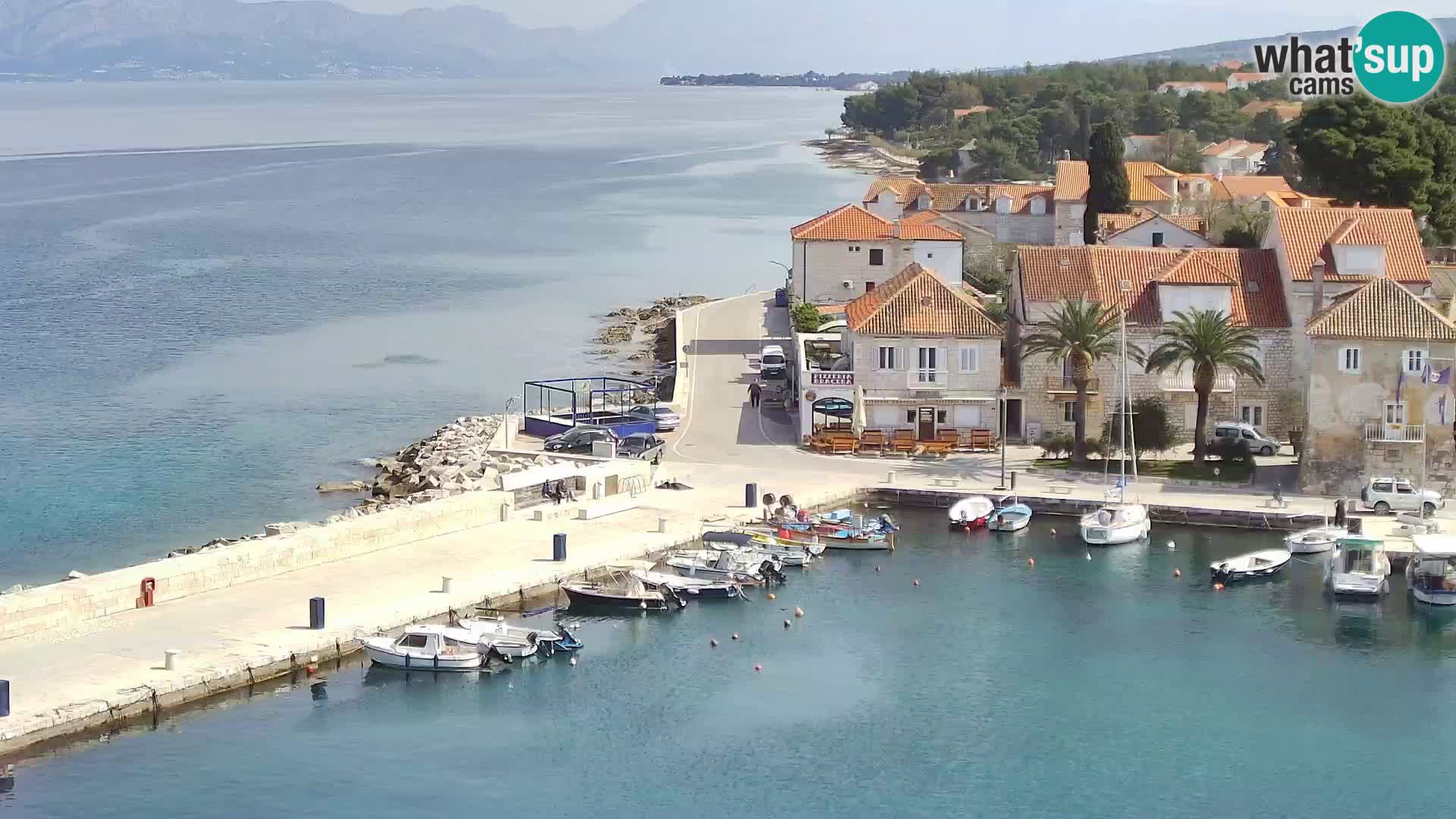 Webcam Sutivan Panorama – Vista en vivo desde la isla de Brač