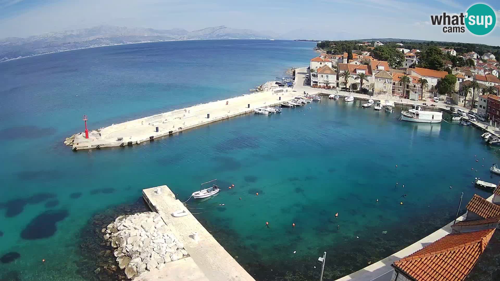 Webcam Sutivan Panorama – Liveblick von der Insel Brač