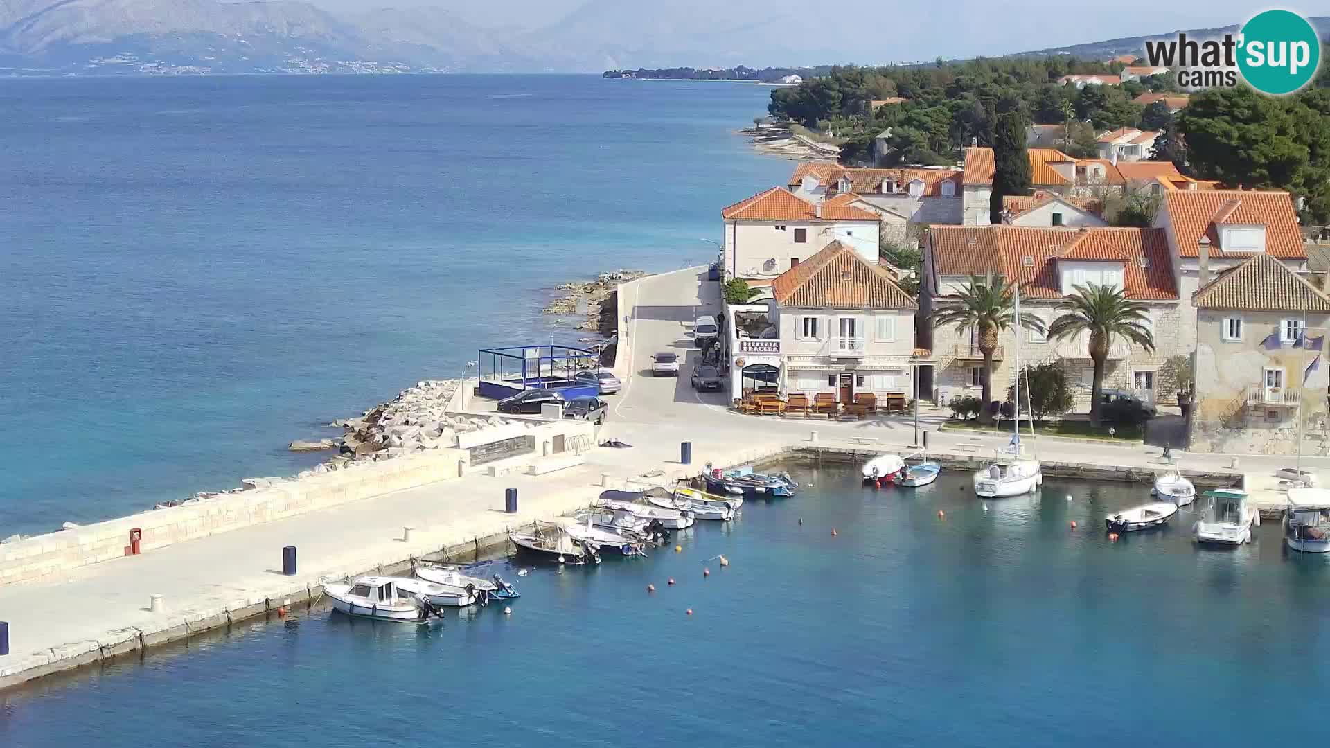 Webcam Sutivan Panorama – Vista en vivo desde la isla de Brač