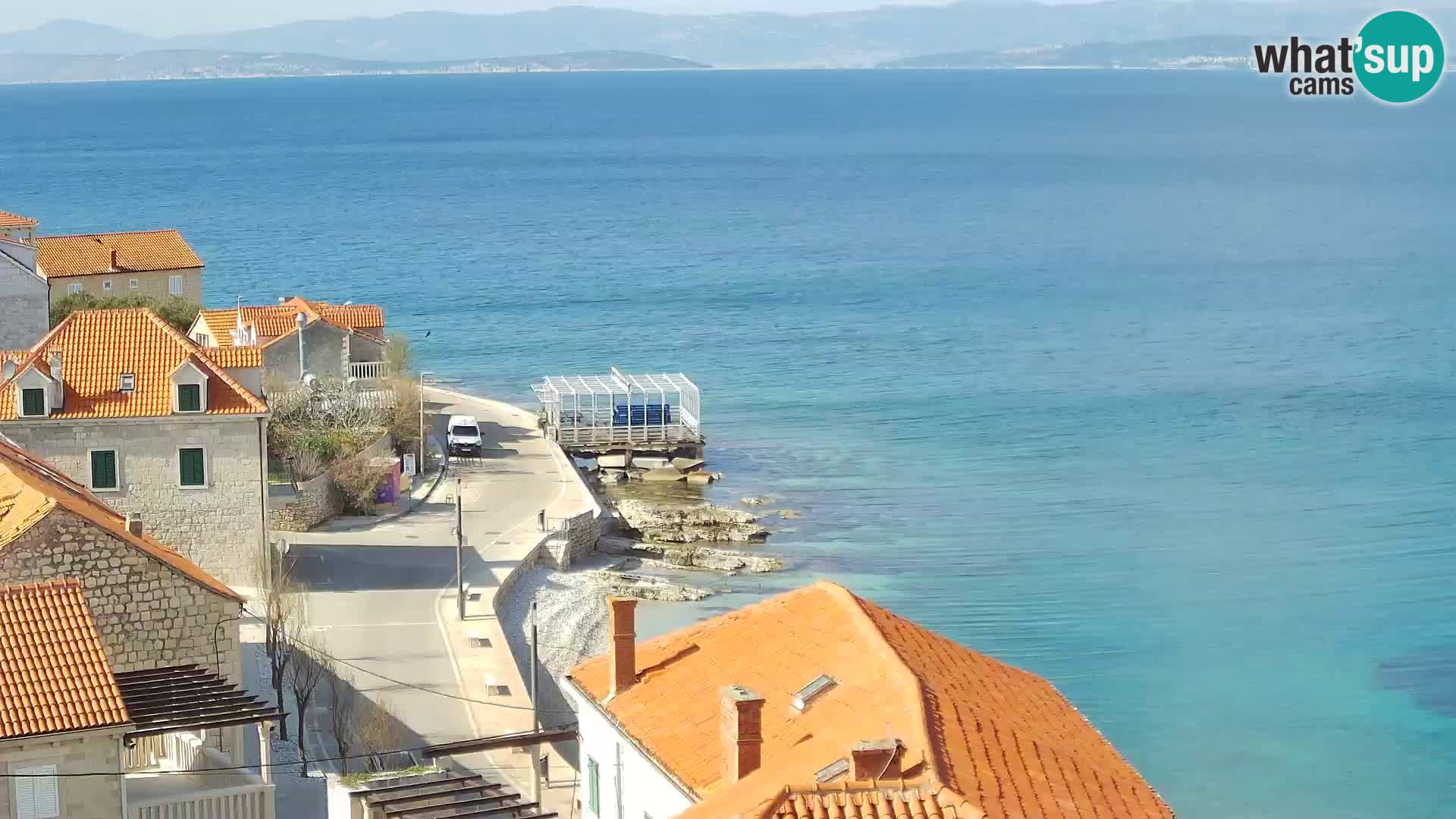 Web kamera Sutivan panorama – Pogled uživo s otoka Brača