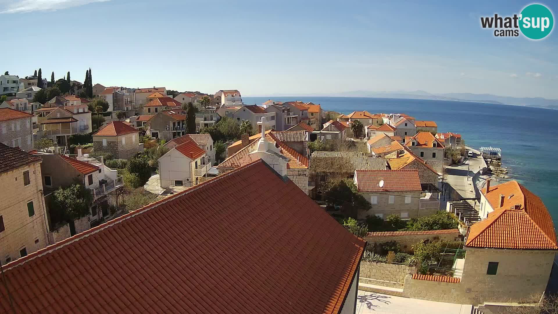 Webcam Sutivan panorama – Vista live dall’isola di Brač