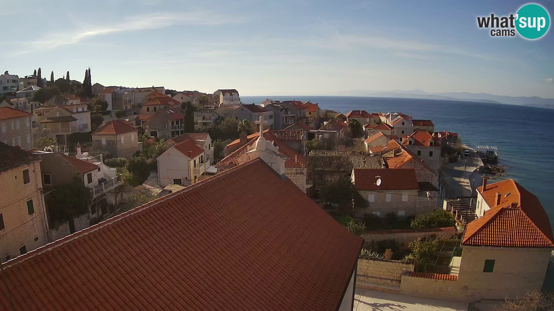 Webcam Sutivan panorama – Vista live dall’isola di Brač