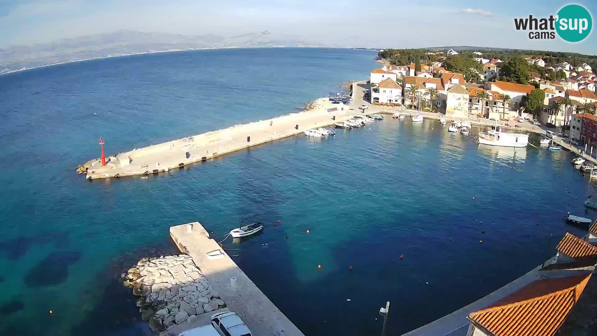 Web kamera Sutivan panorama – Pogled uživo s otoka Brača