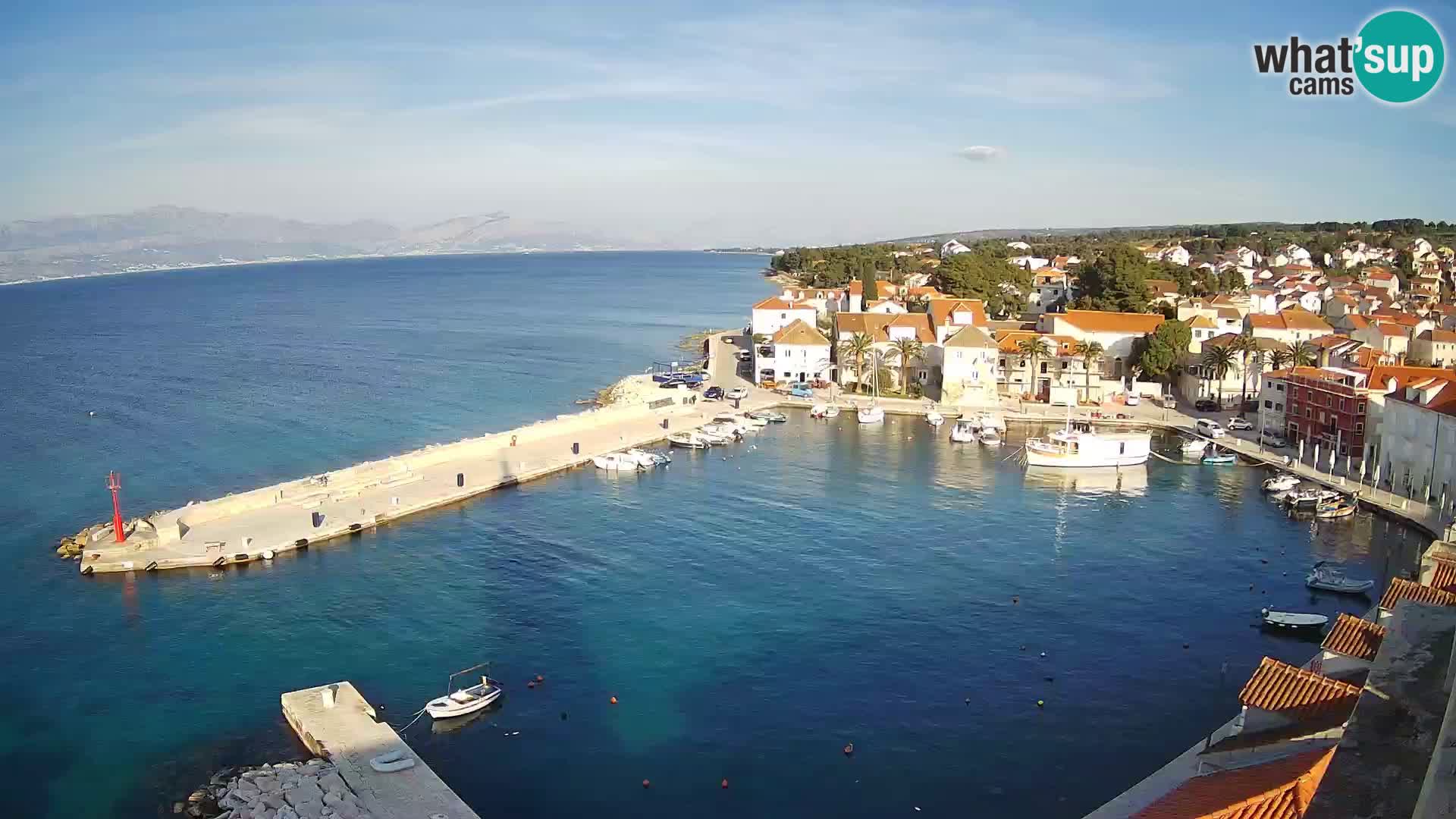 Webcam Sutivan Panorama – Vue en direct depuis l’île de Brač