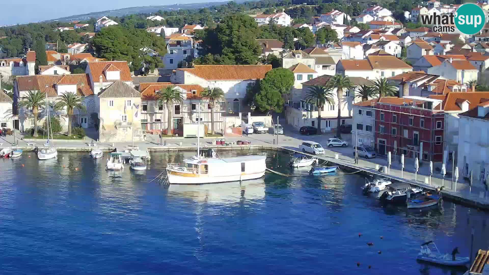 Spletna kamera Sutivan panorama – pogled v živo z otoka Brač