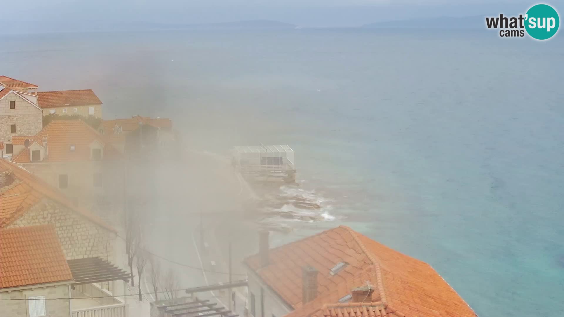 Webcam Sutivan Panorama – Vista en vivo desde la isla de Brač