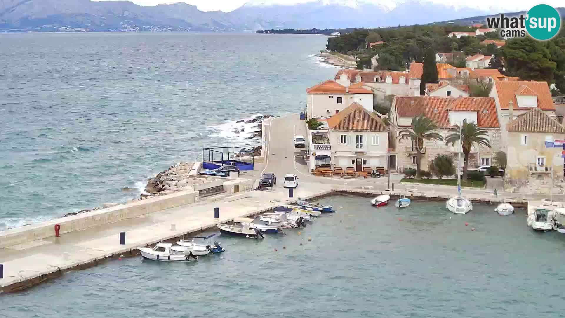 Webcam Sutivan panorama – Vista live dall’isola di Brač