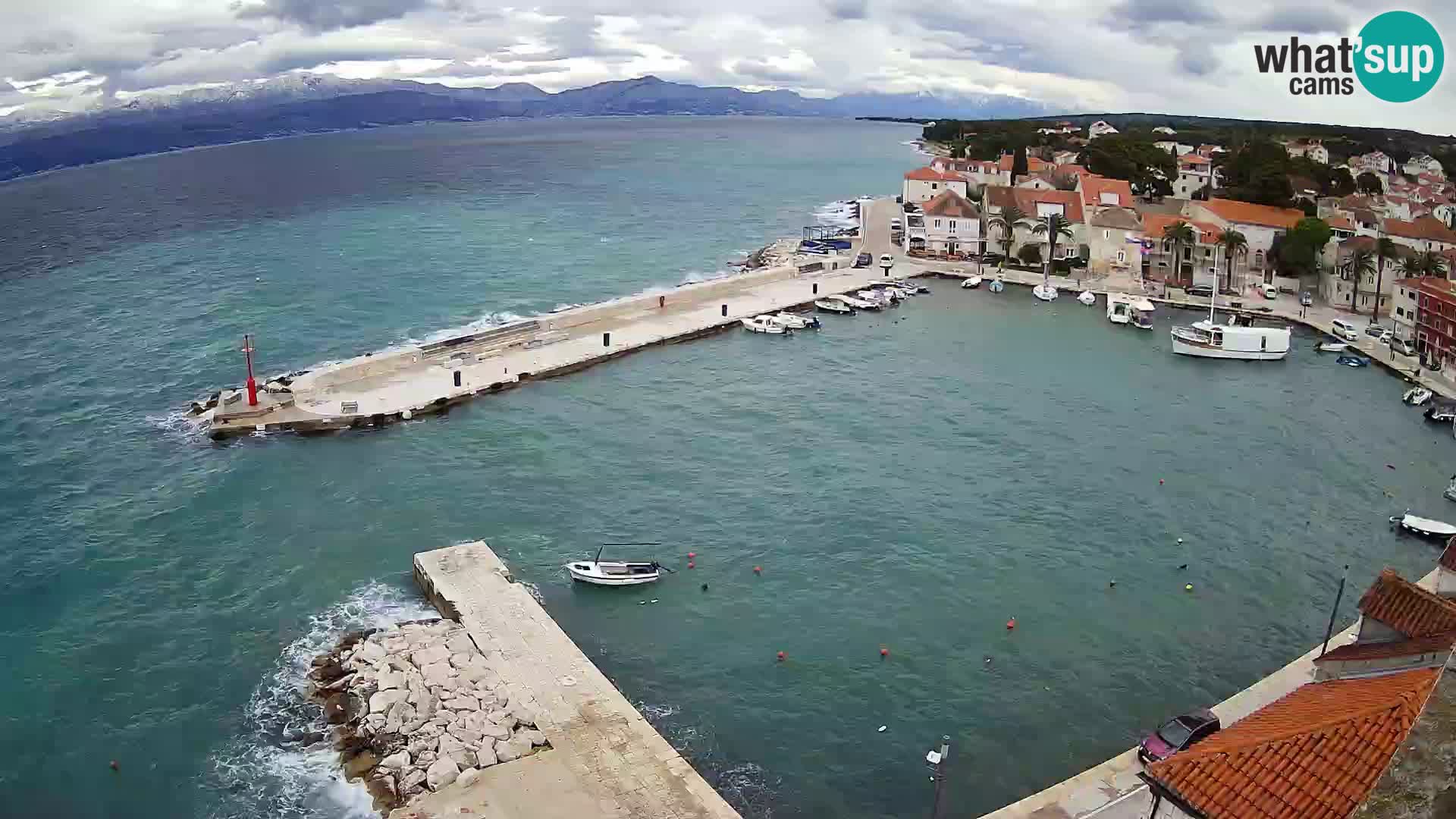 Webcam Sutivan Panorama – Liveblick von der Insel Brač