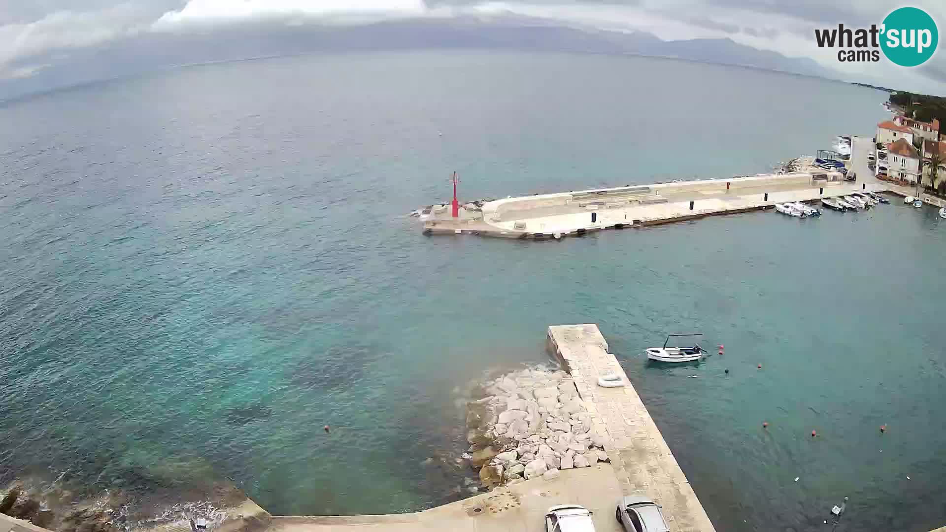 Webcam Sutivan panorama – Vista live dall’isola di Brač