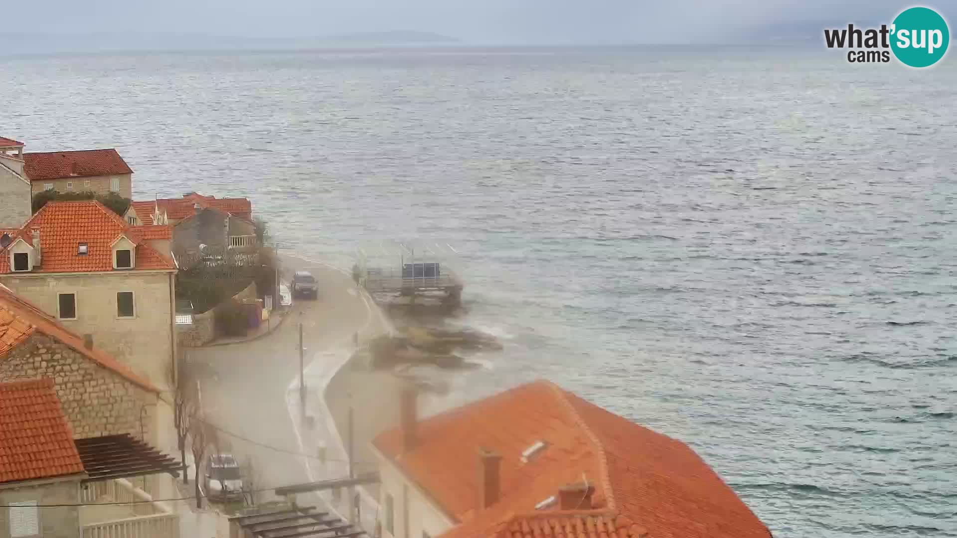 Web kamera Sutivan panorama – Pogled uživo s otoka Brača