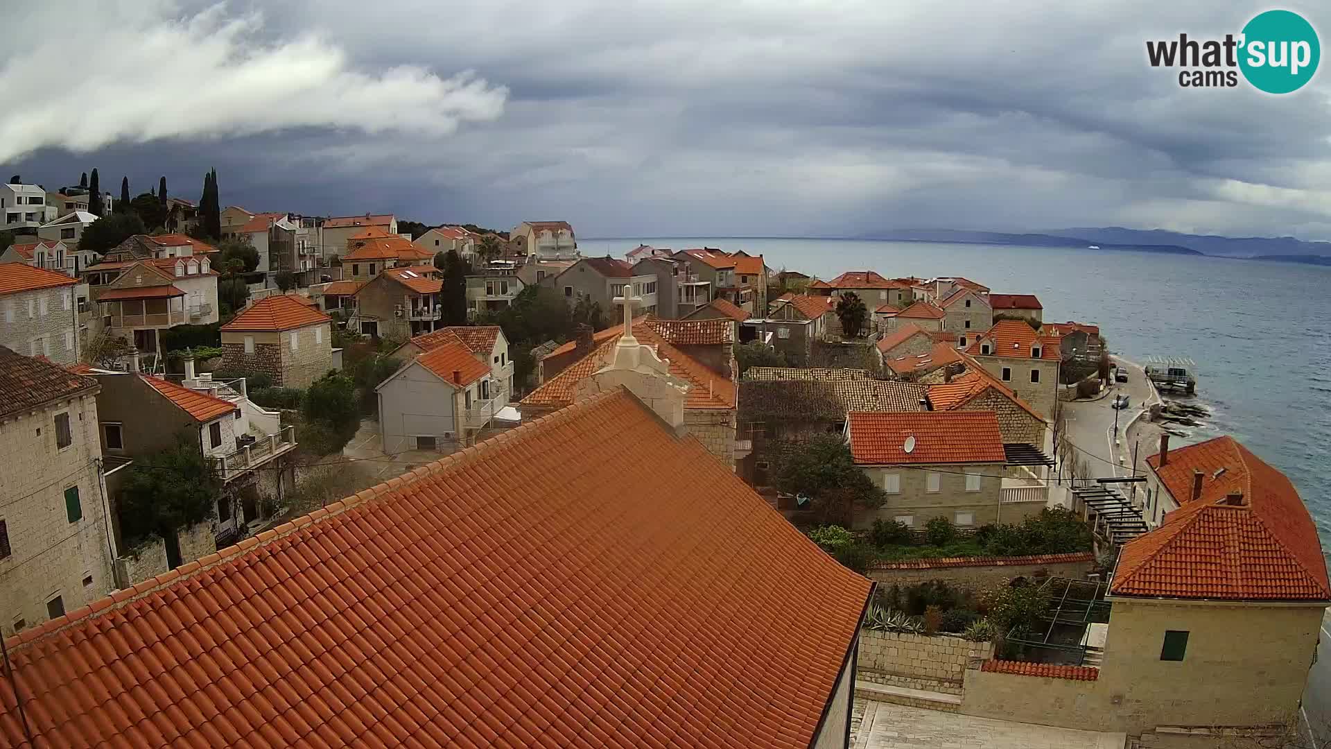 Webcam Sutivan panorama – Vista live dall’isola di Brač
