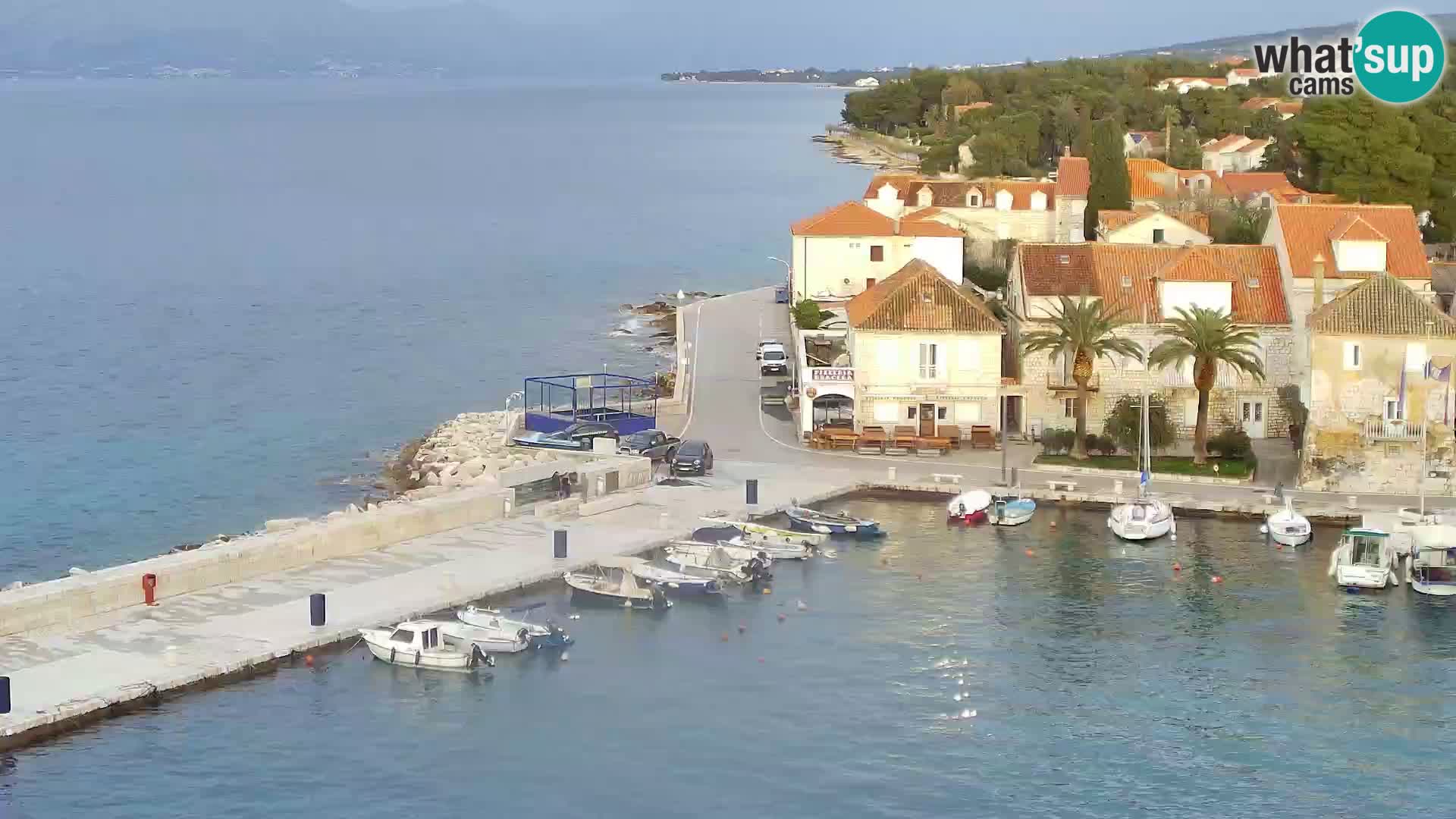 Webcam Sutivan Panorama – Vista en vivo desde la isla de Brač