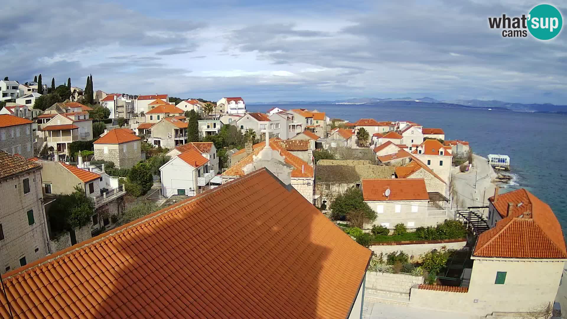 Webcam Sutivan panorama – Vista live dall’isola di Brač