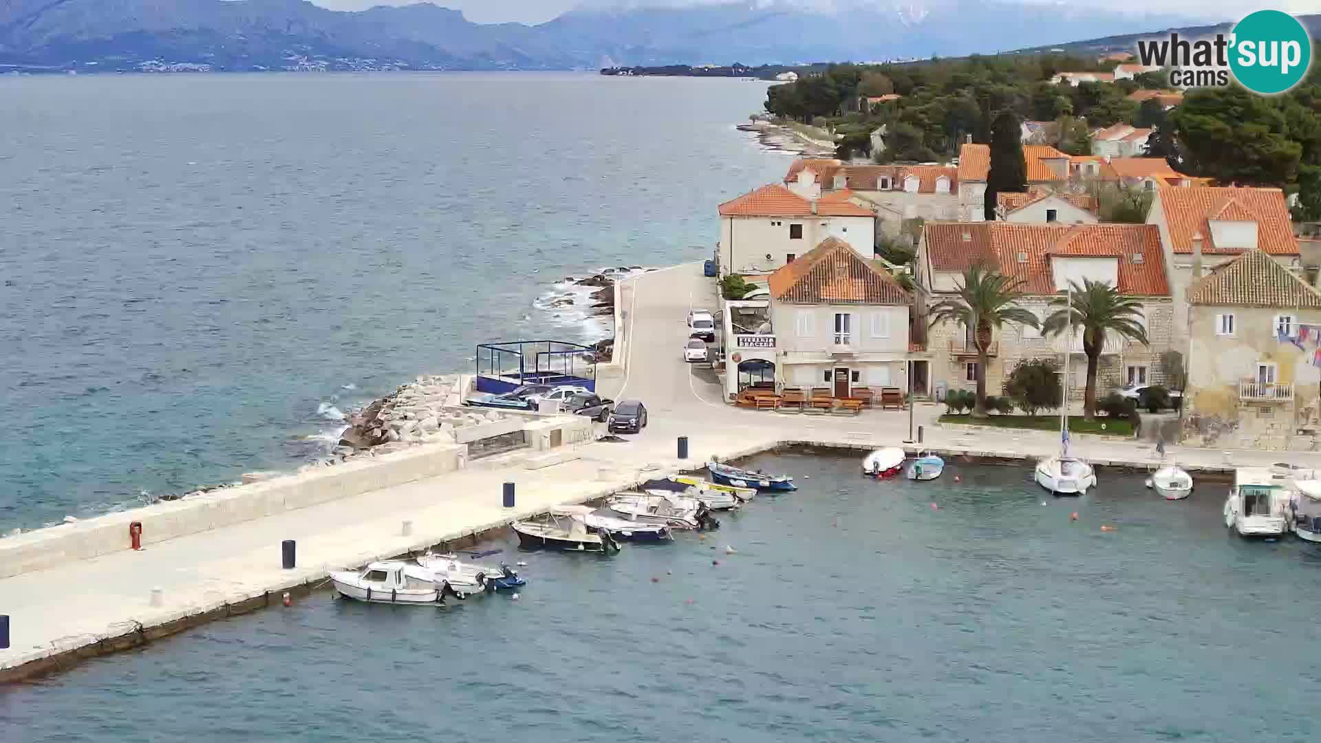 Webcam Sutivan panorama – Vista live dall’isola di Brač