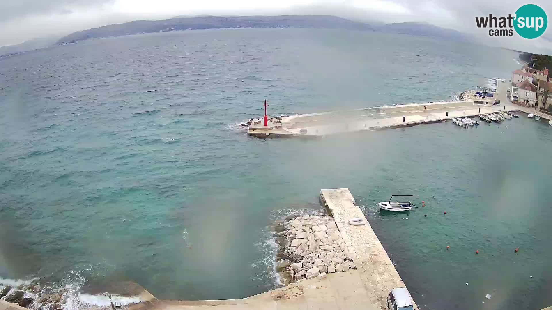 Webcam Sutivan panorama – Vista live dall’isola di Brač