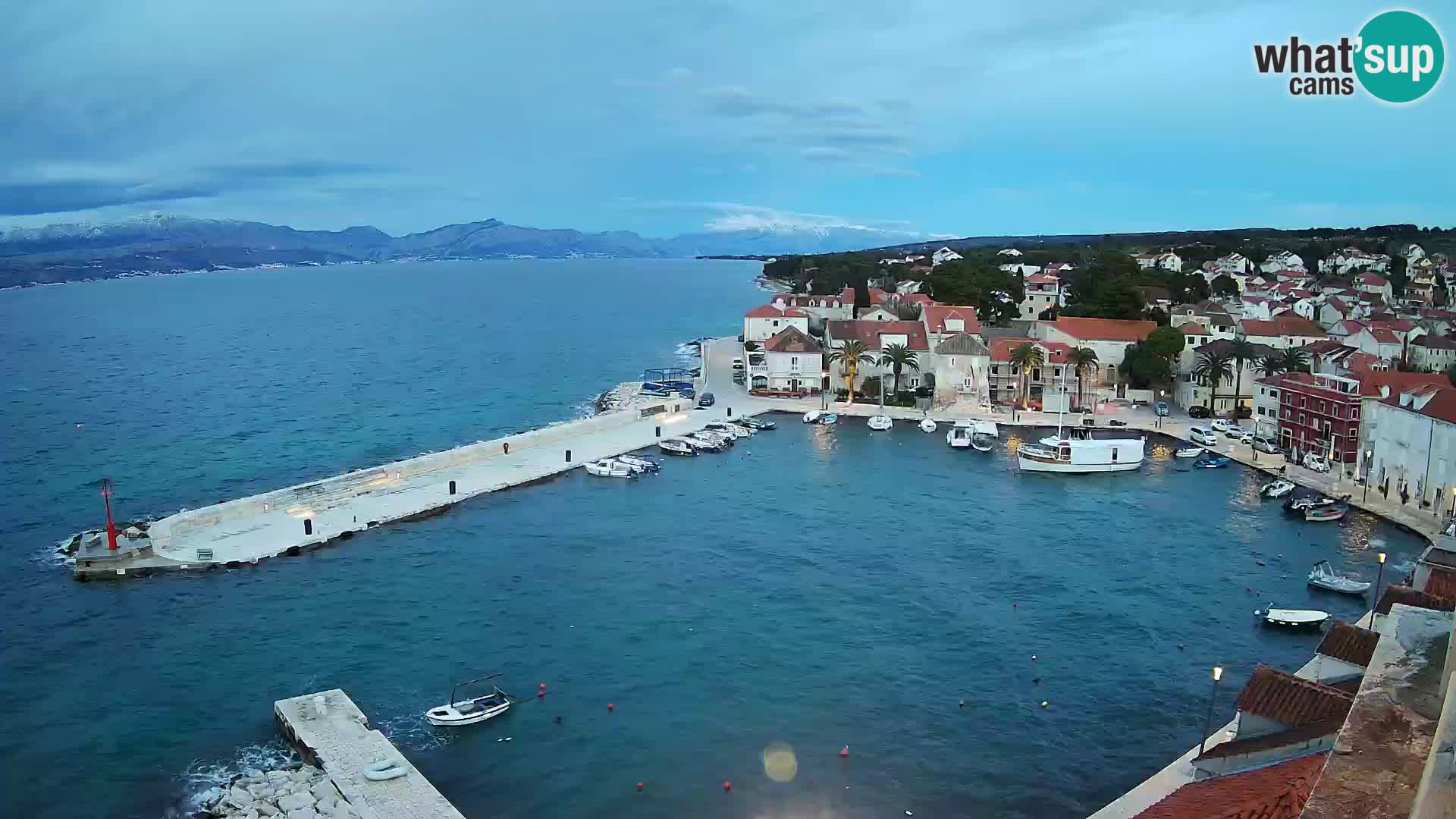 Webcam Sutivan Panorama – Vue en direct depuis l’île de Brač