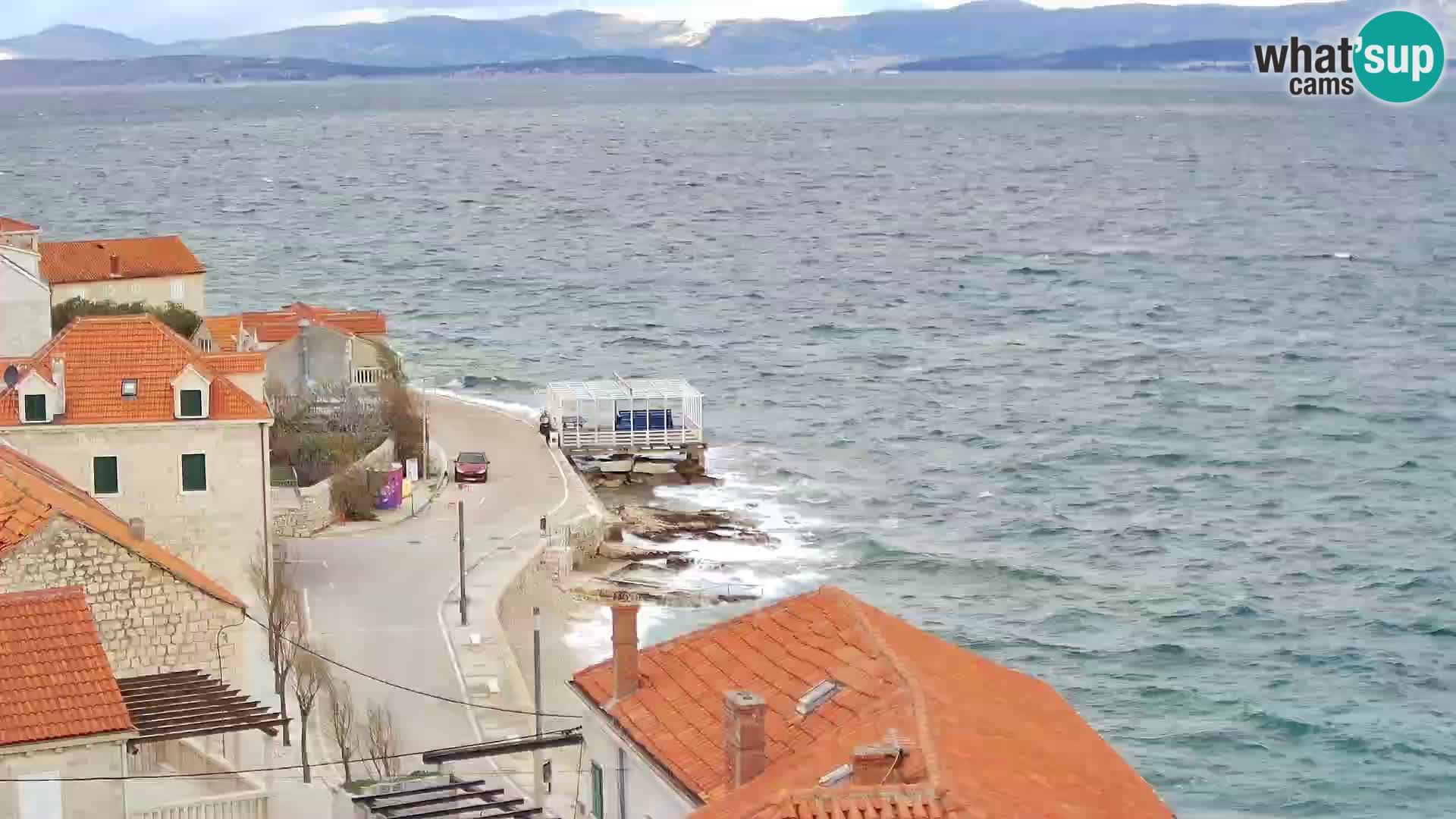 Spletna kamera Sutivan panorama – pogled v živo z otoka Brač