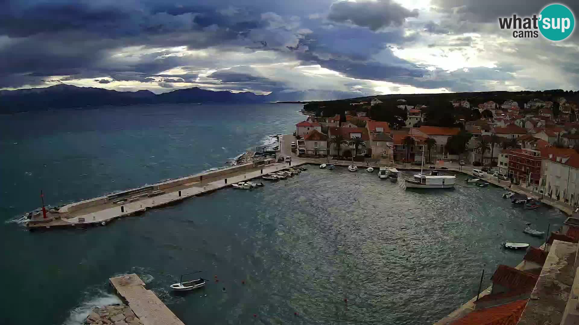 Webcam Sutivan panorama – Vista live dall’isola di Brač