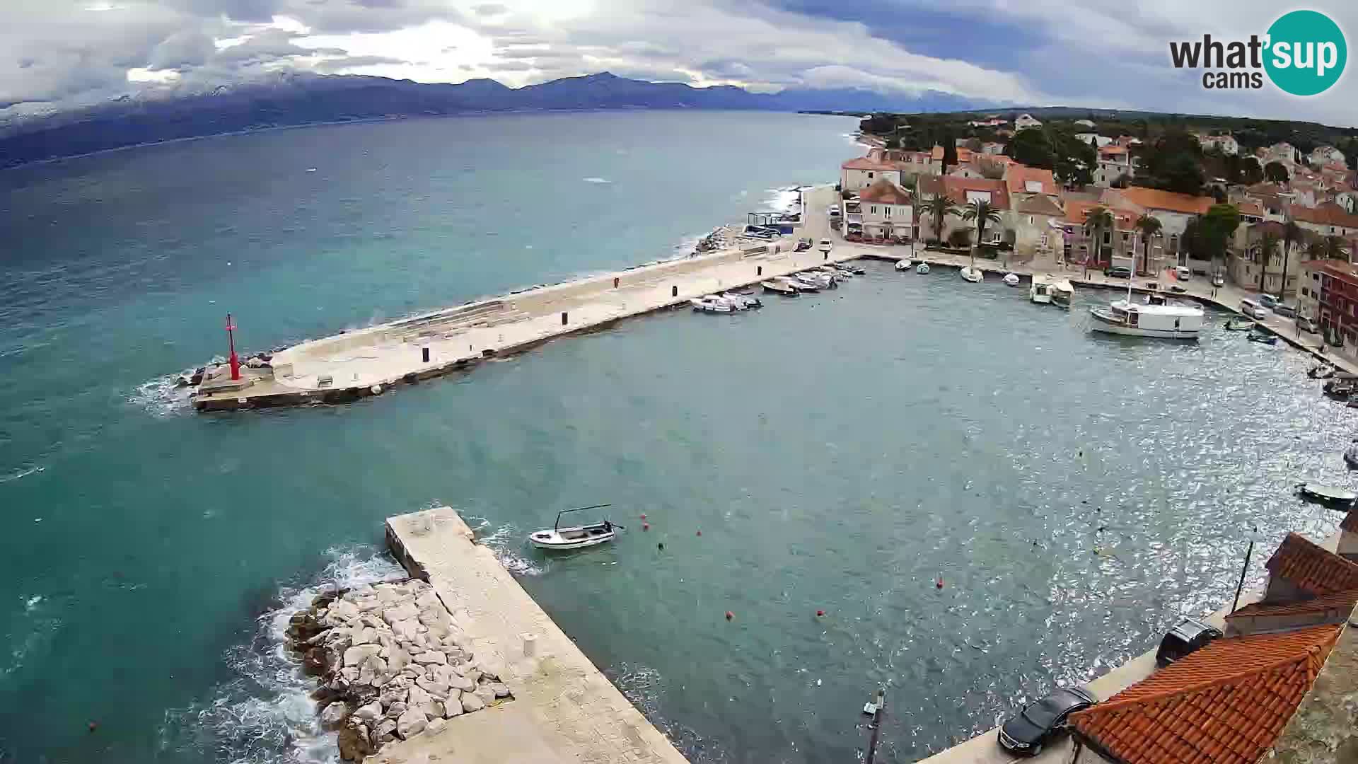 Webcam Sutivan Panorama – Vue en direct depuis l’île de Brač