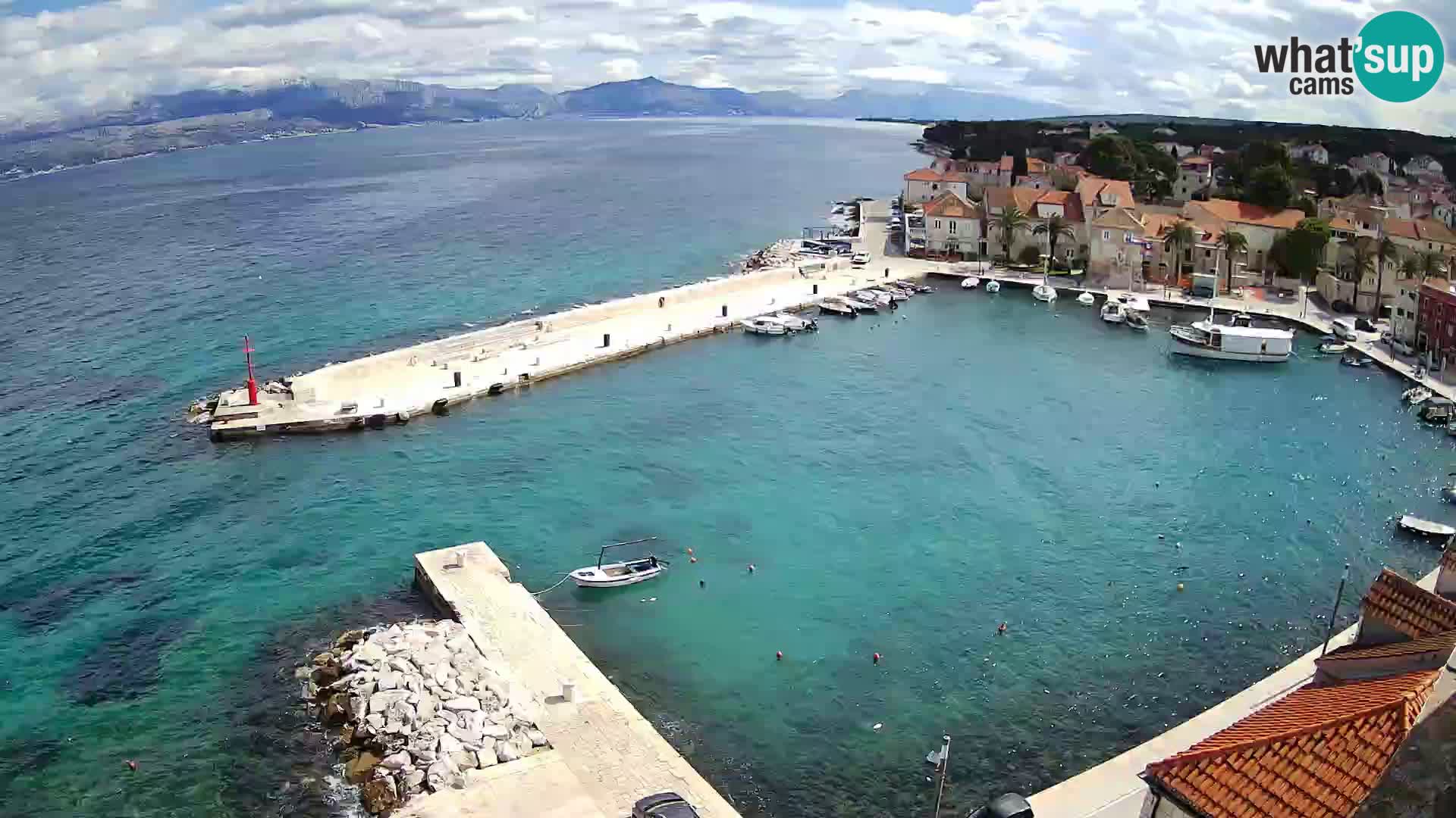 Webcam Sutivan Panorama – Vue en direct depuis l’île de Brač