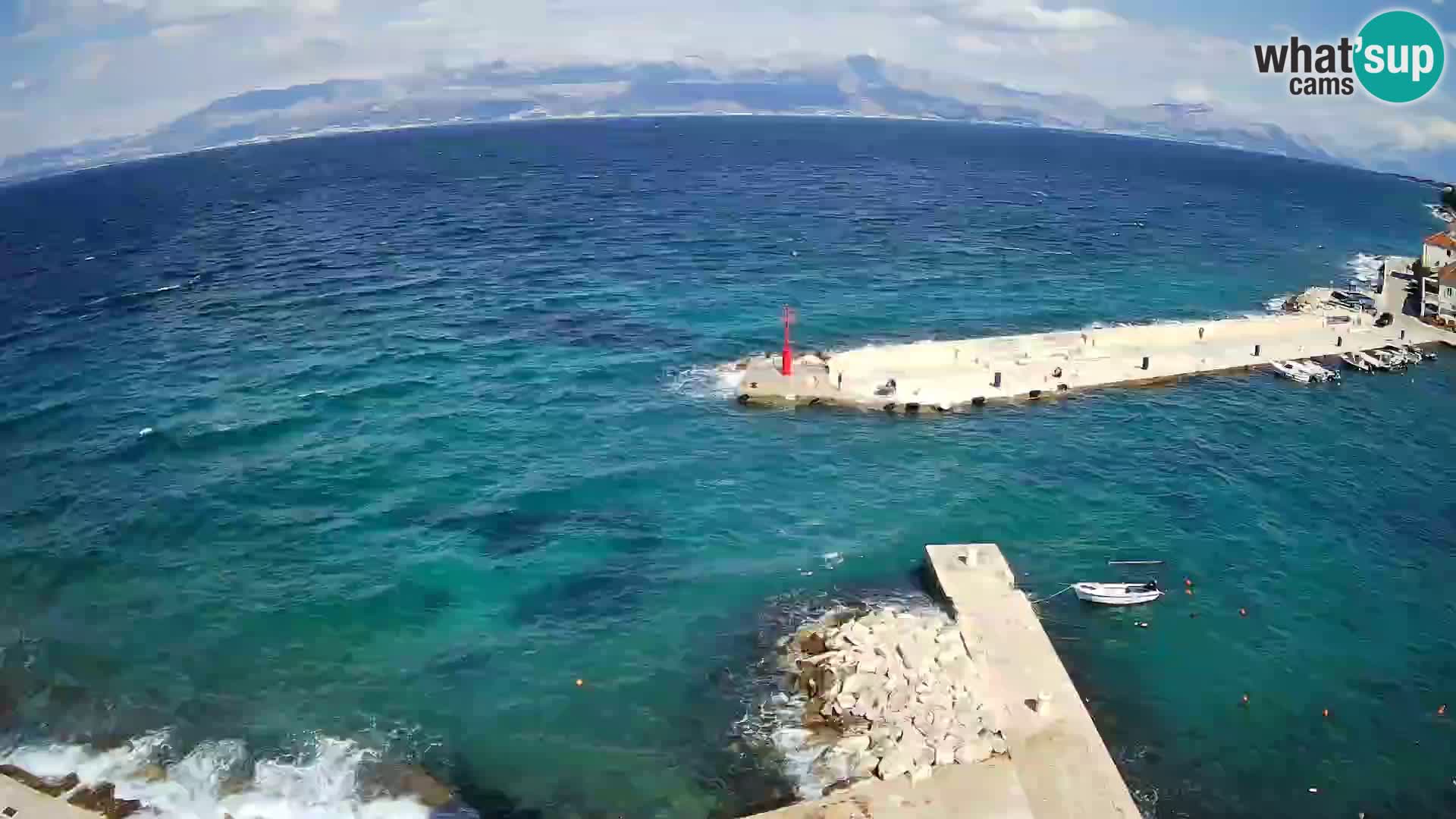 Webcam Sutivan Panorama – Vista en vivo desde la isla de Brač