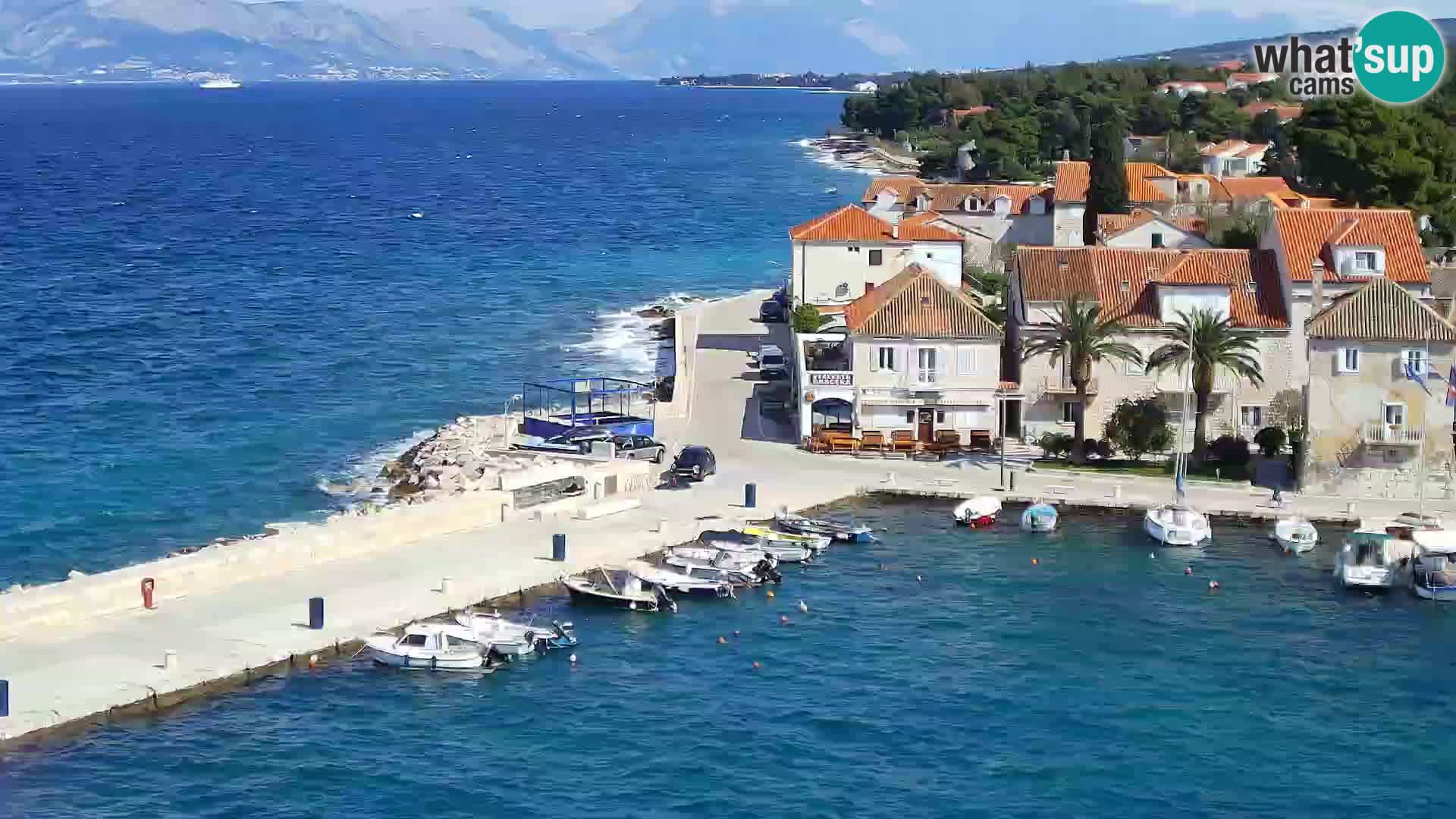 Webcam Sutivan panorama – Vista live dall’isola di Brač
