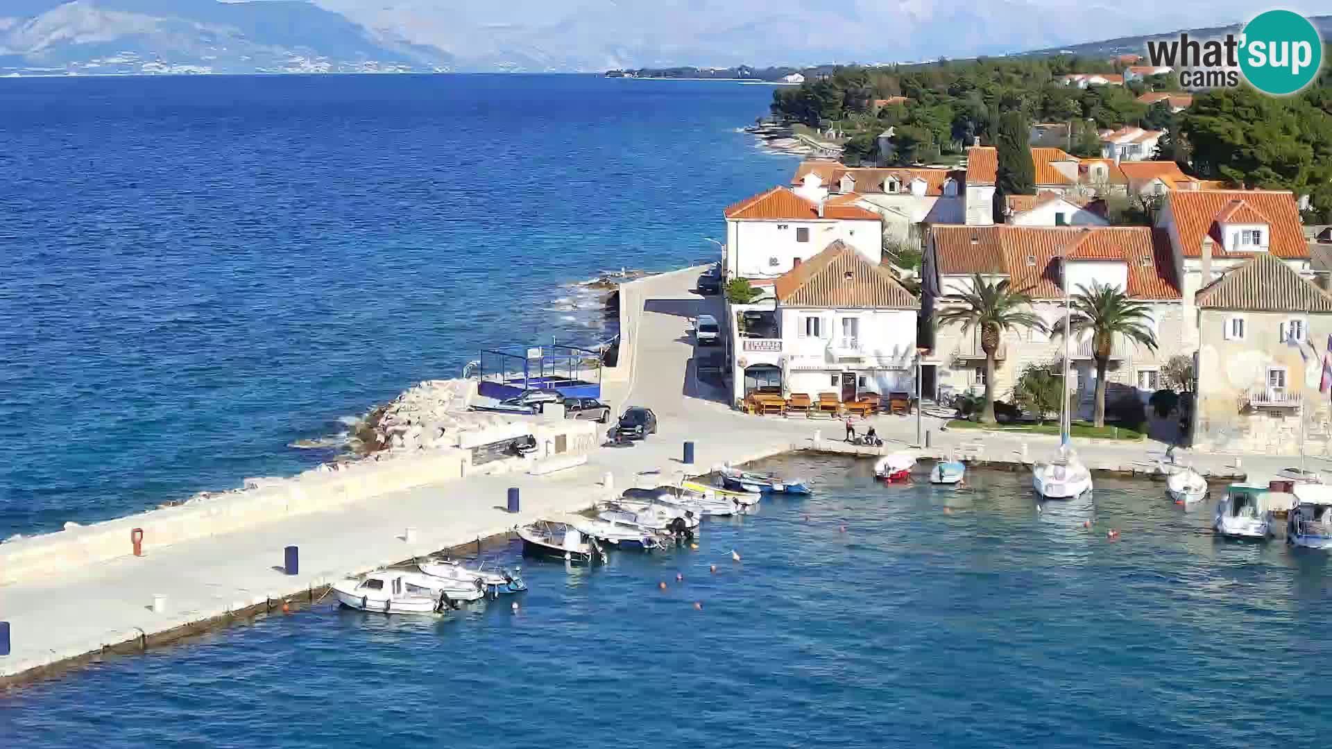 Web kamera Sutivan panorama – Pogled uživo s otoka Brača