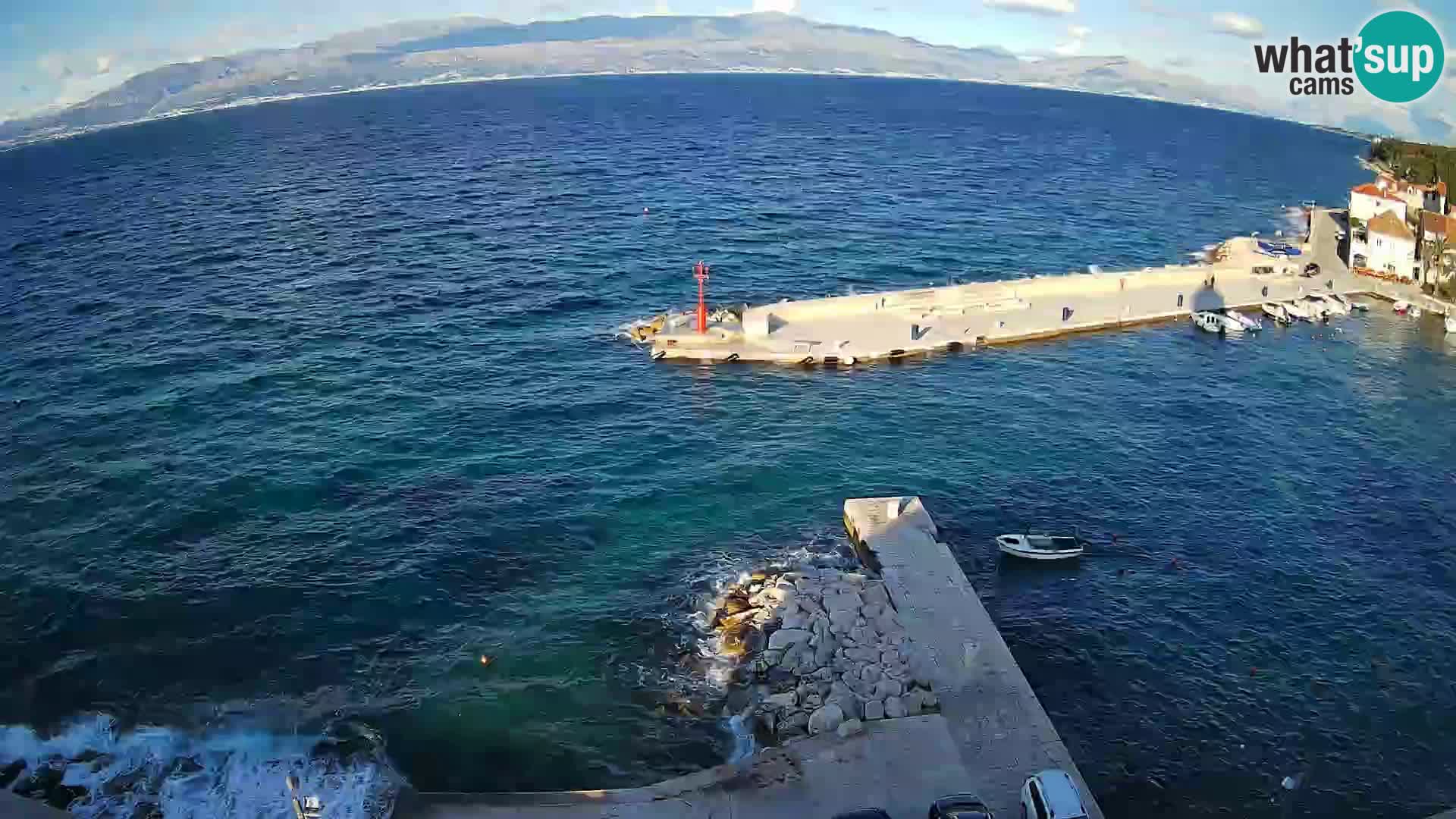 Webcam Sutivan panorama – Vista live dall’isola di Brač