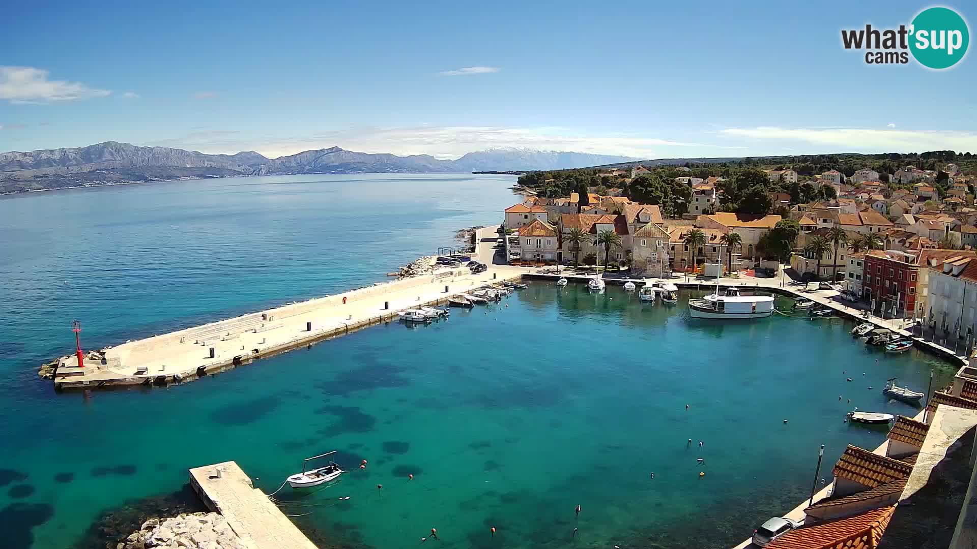 Webcam Sutivan Panorama – Liveblick von der Insel Brač