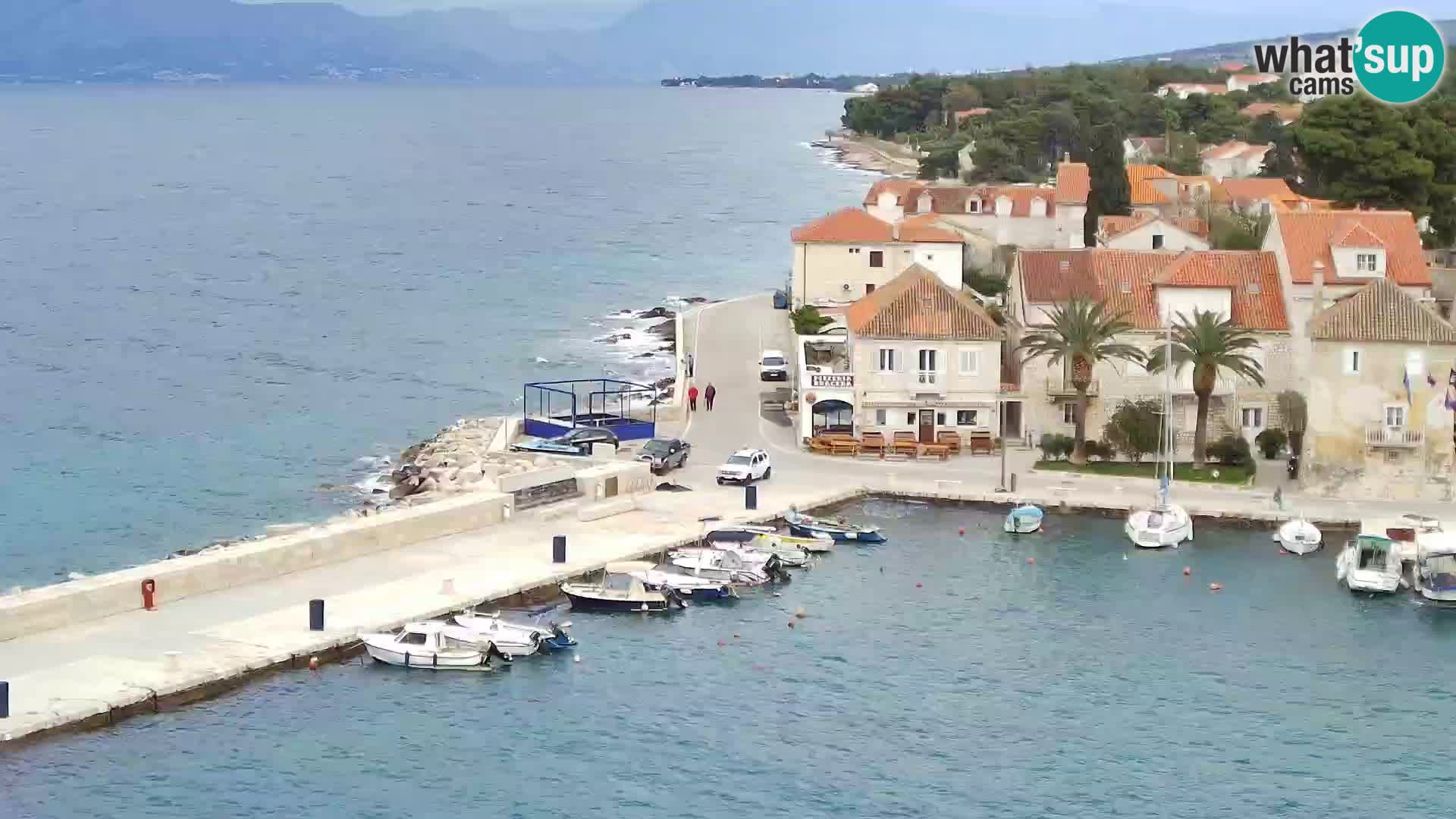 Web kamera Sutivan panorama – Pogled uživo s otoka Brača