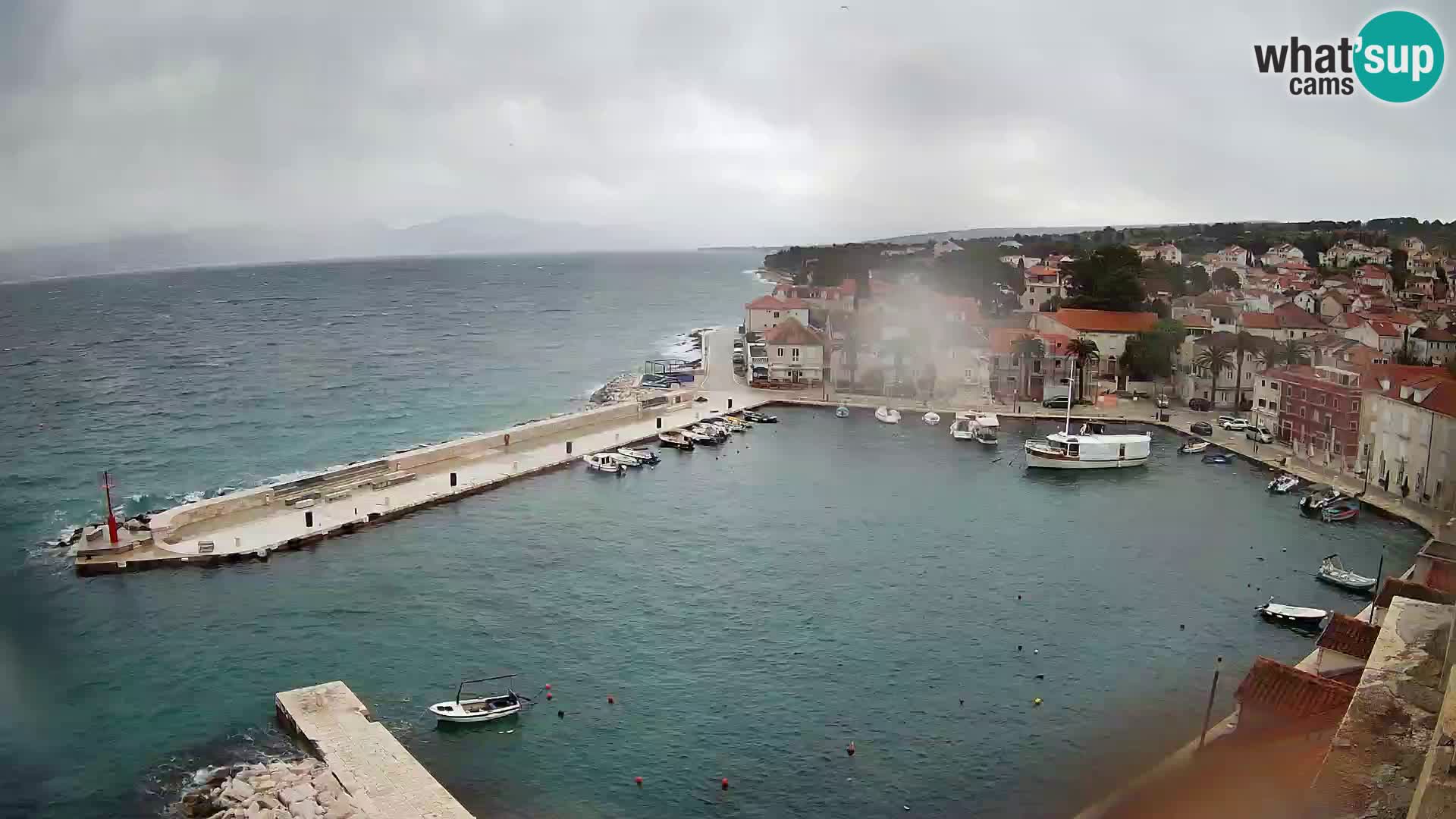 Webcam Sutivan Panorama – Vue en direct depuis l’île de Brač