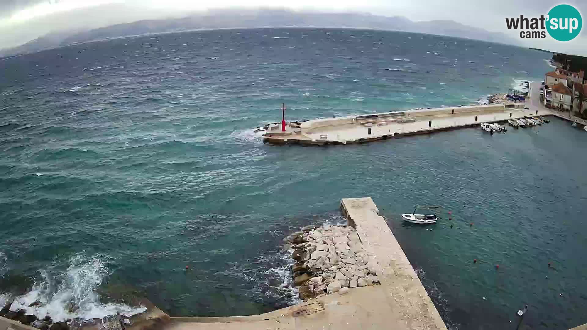 Webcam Sutivan Panorama – Vue en direct depuis l’île de Brač