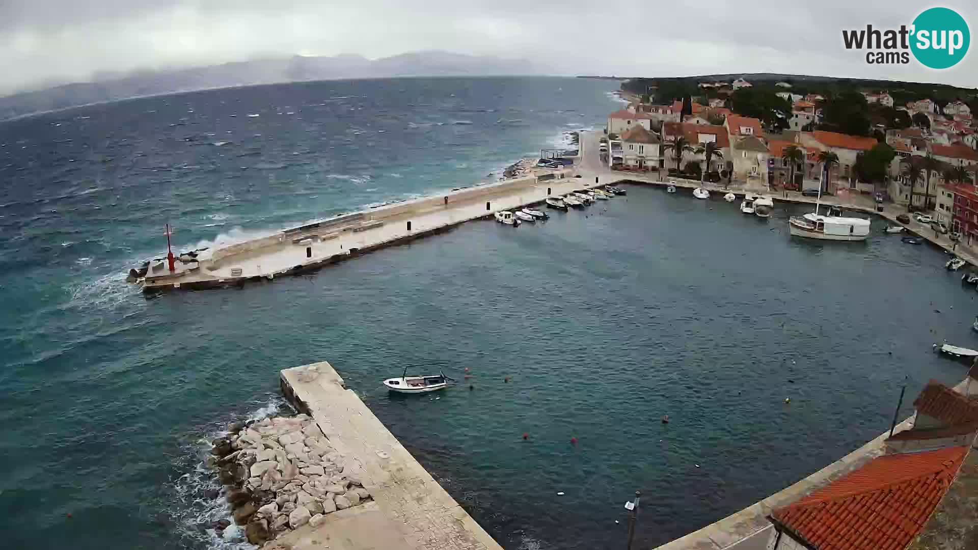 Webcam Sutivan Panorama – Vue en direct depuis l’île de Brač