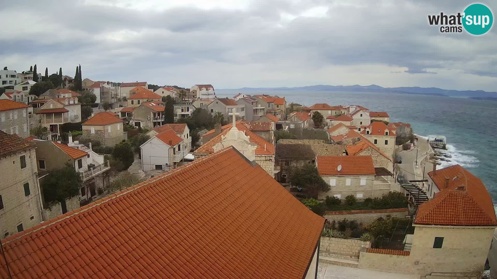 Webcam Sutivan panorama – Vista live dall’isola di Brač