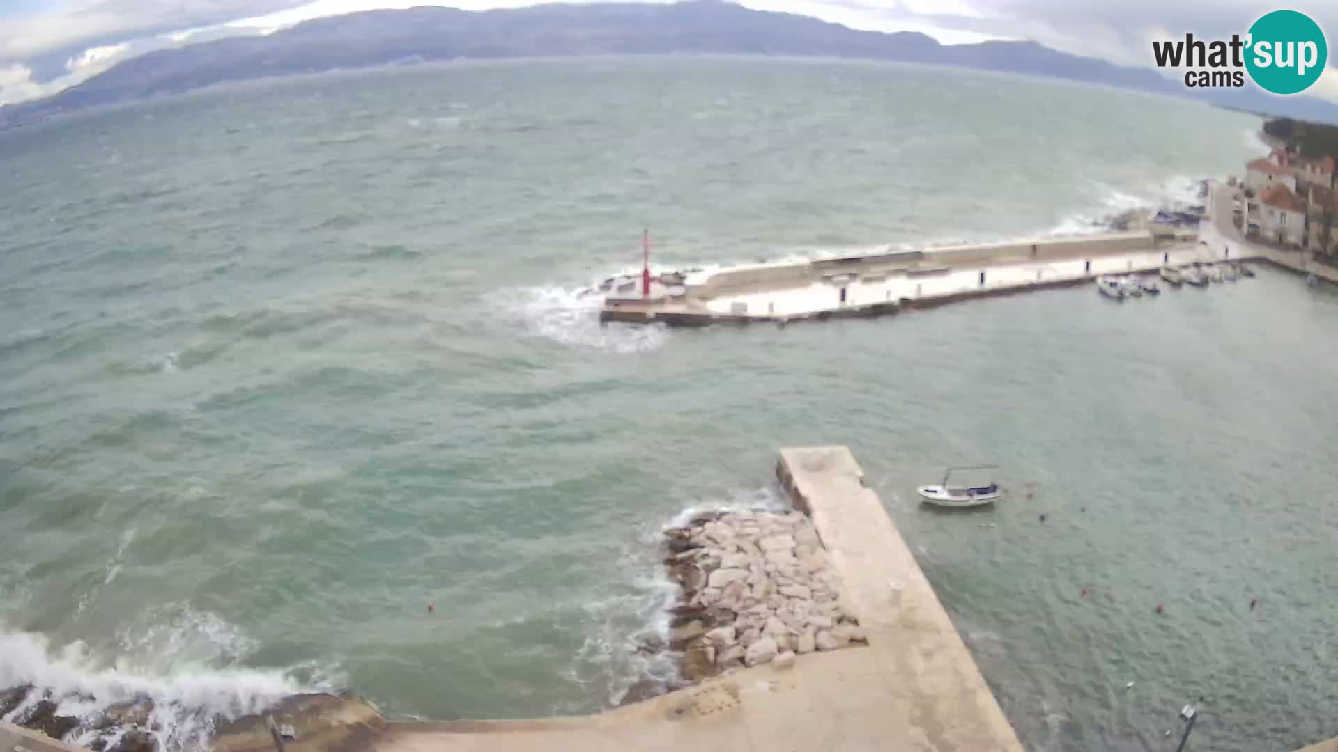 Webcam Sutivan Panorama – Vista en vivo desde la isla de Brač