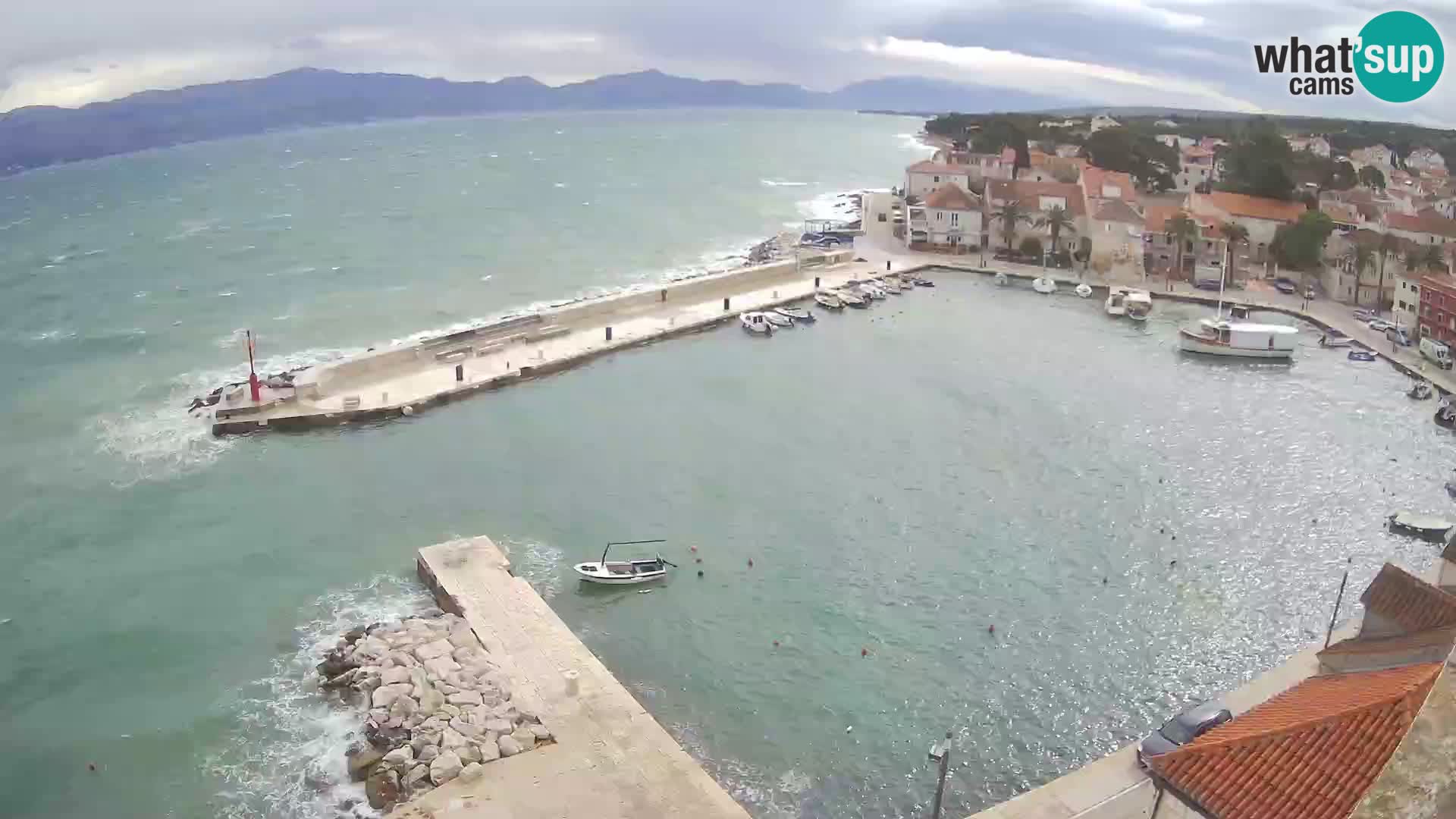 Webcam Sutivan Panorama – Vista en vivo desde la isla de Brač